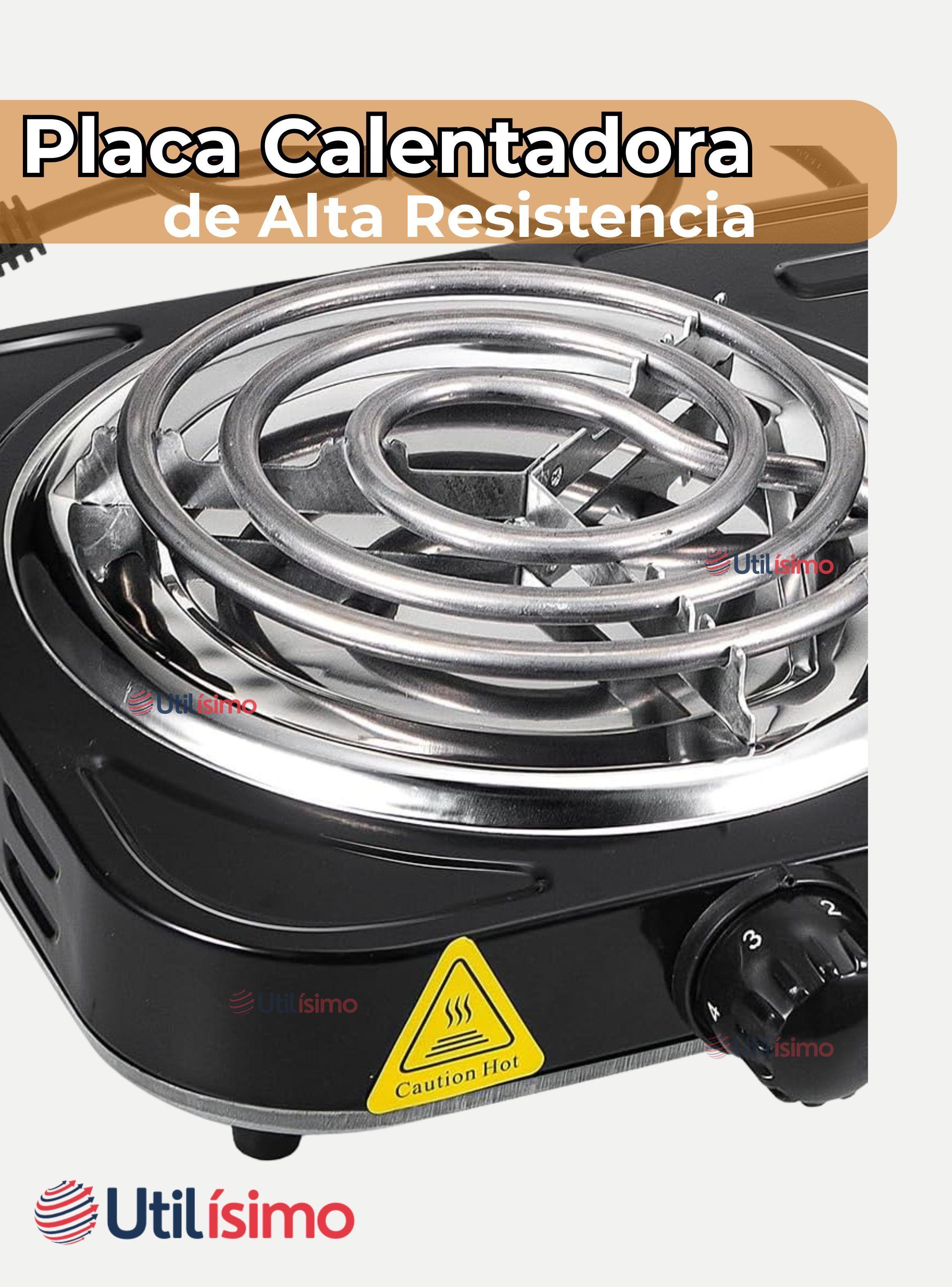 Cocina Eléctrica 2 Platos 2000w de Potencia Cocinilla Portátil Color Negro-5