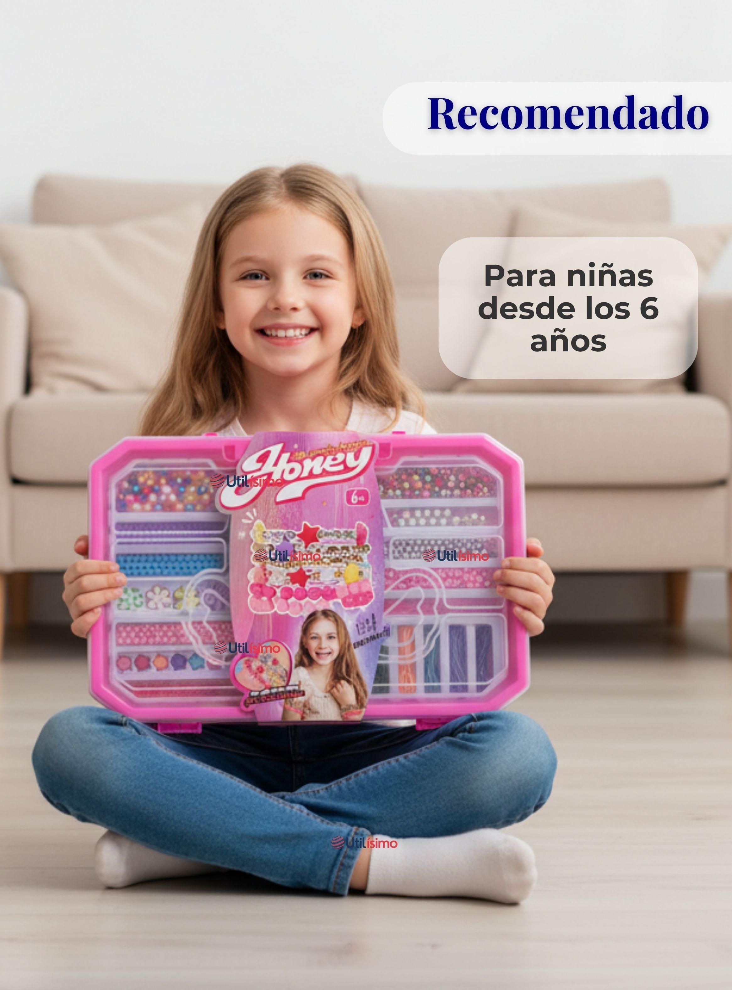 Set De Mostacillas Juguete Para Armar y Crear Pulseras Collares Niñas -4