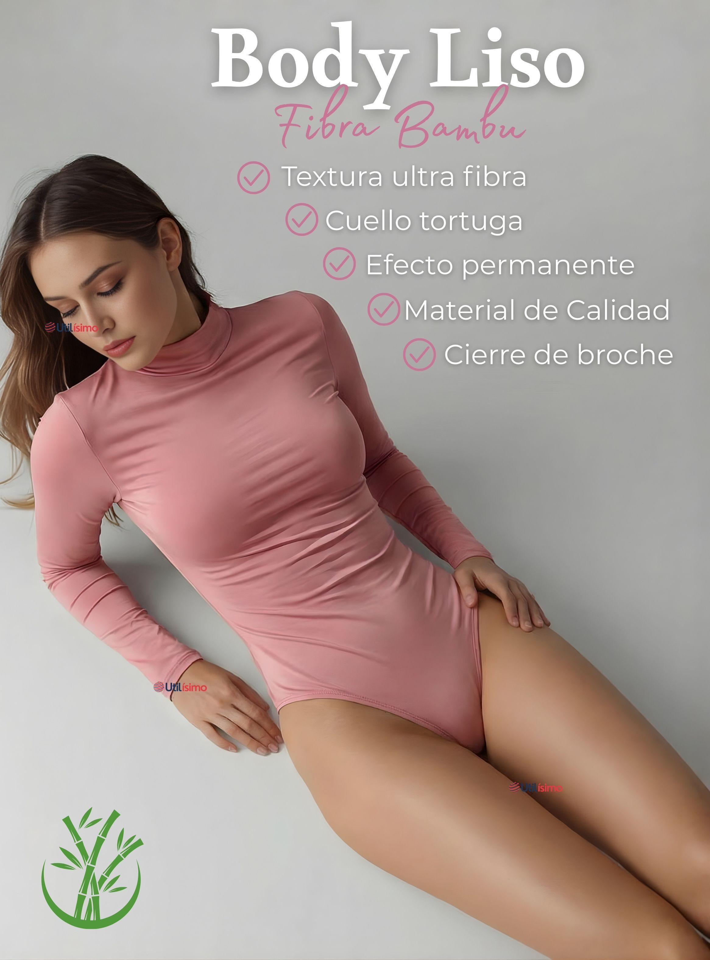 Pack 3 Bodys Manga Larga Bambú Cuello Alto Beatle Mujer Color Surtidos-2