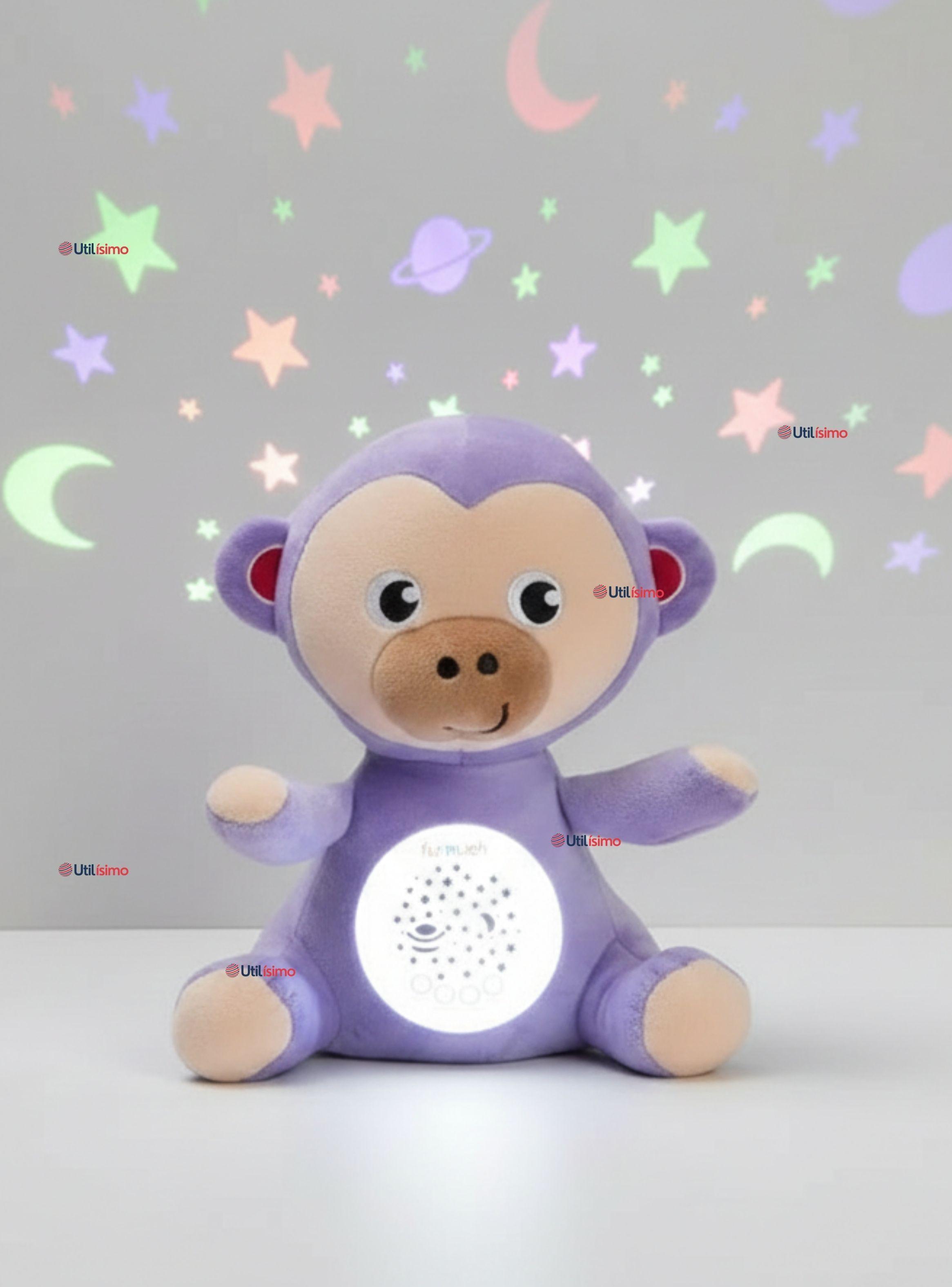 Peluche Mono Espantacuco Con Luz Y Sonido para Bebé Niño y Niña-0