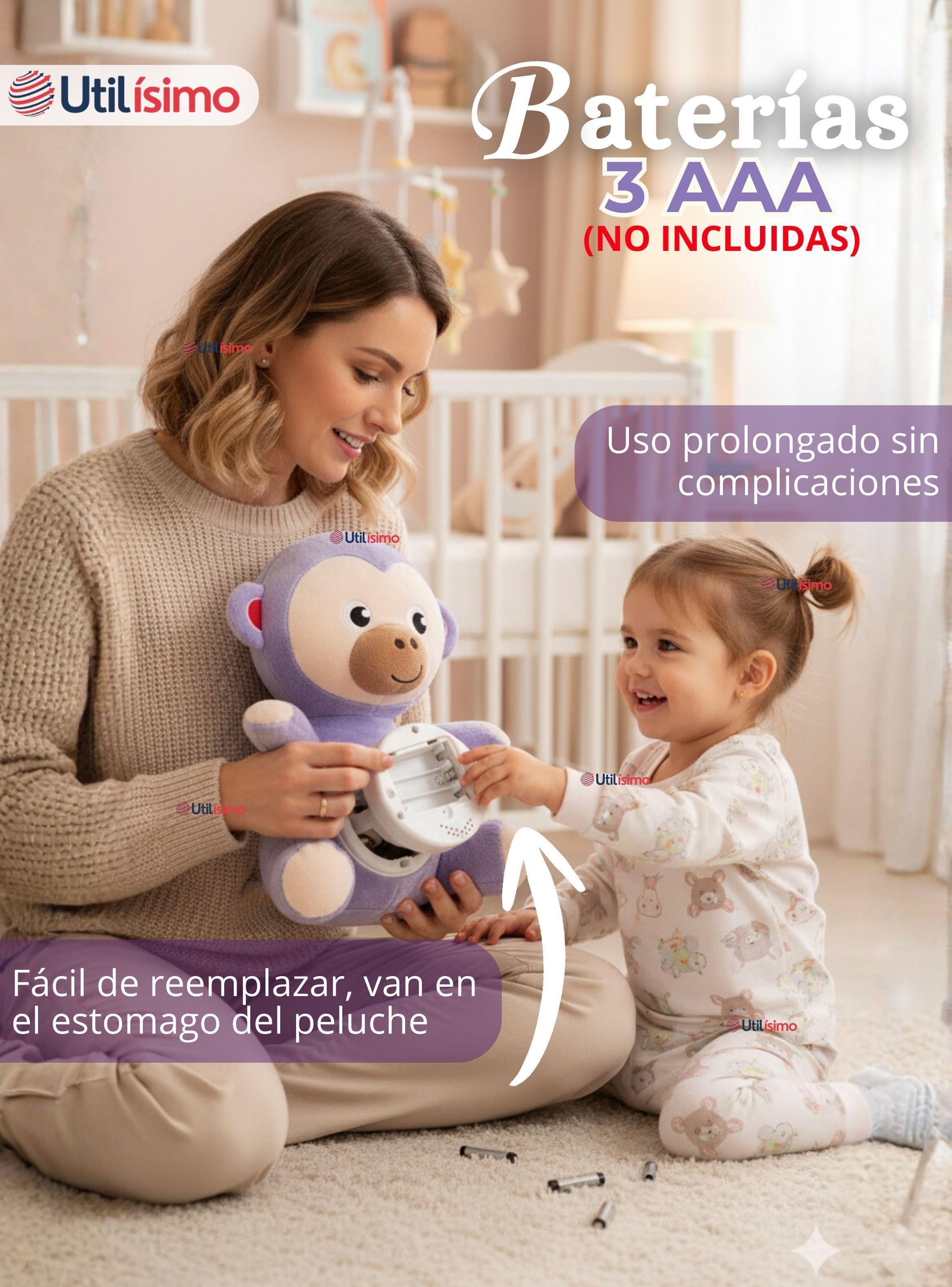Peluche Mono Espantacuco Con Luz Y Sonido para Bebé Niño y Niña-4