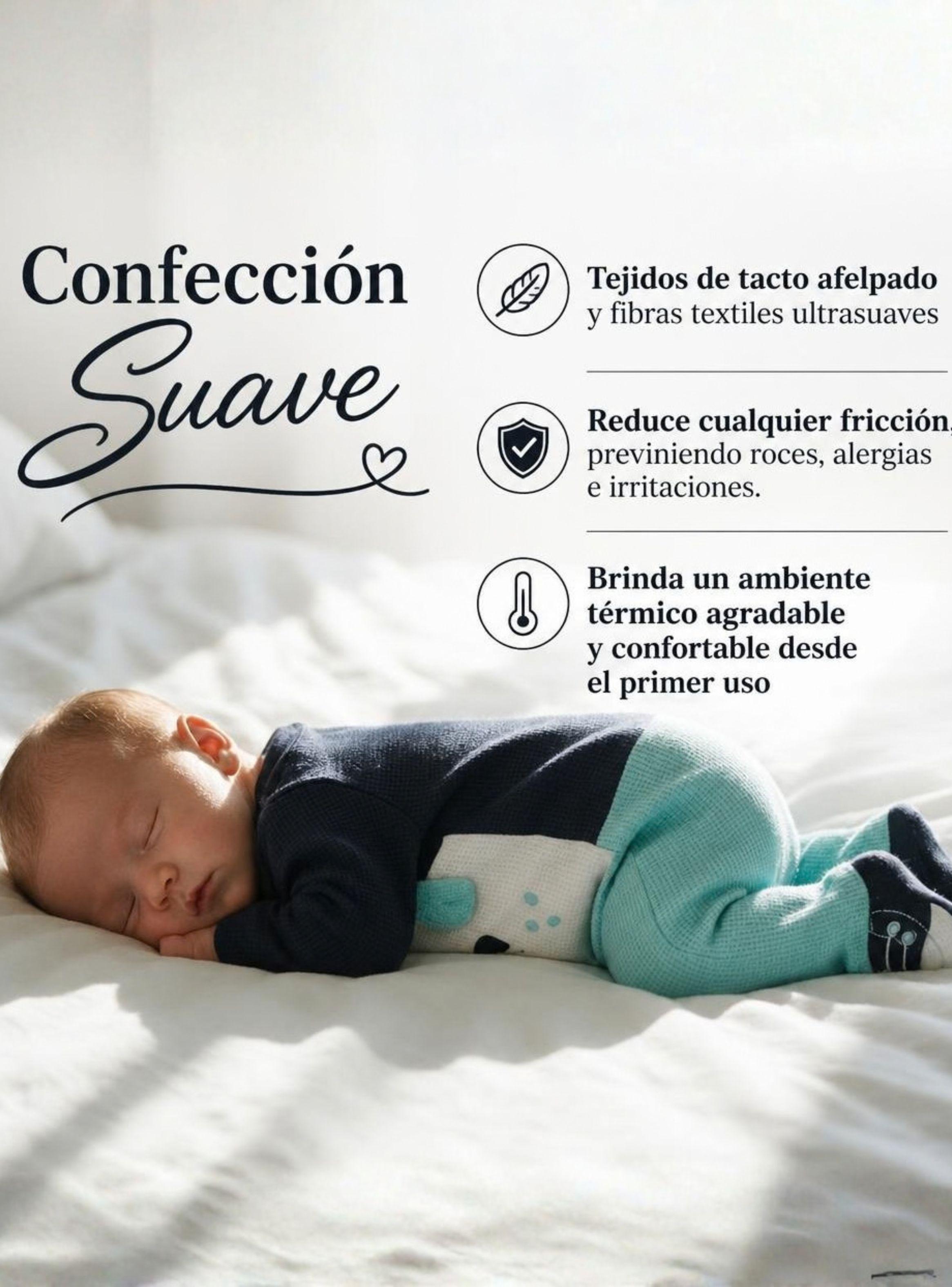Enterito 100% de Algodón Bebé Niño Tedmimak-4