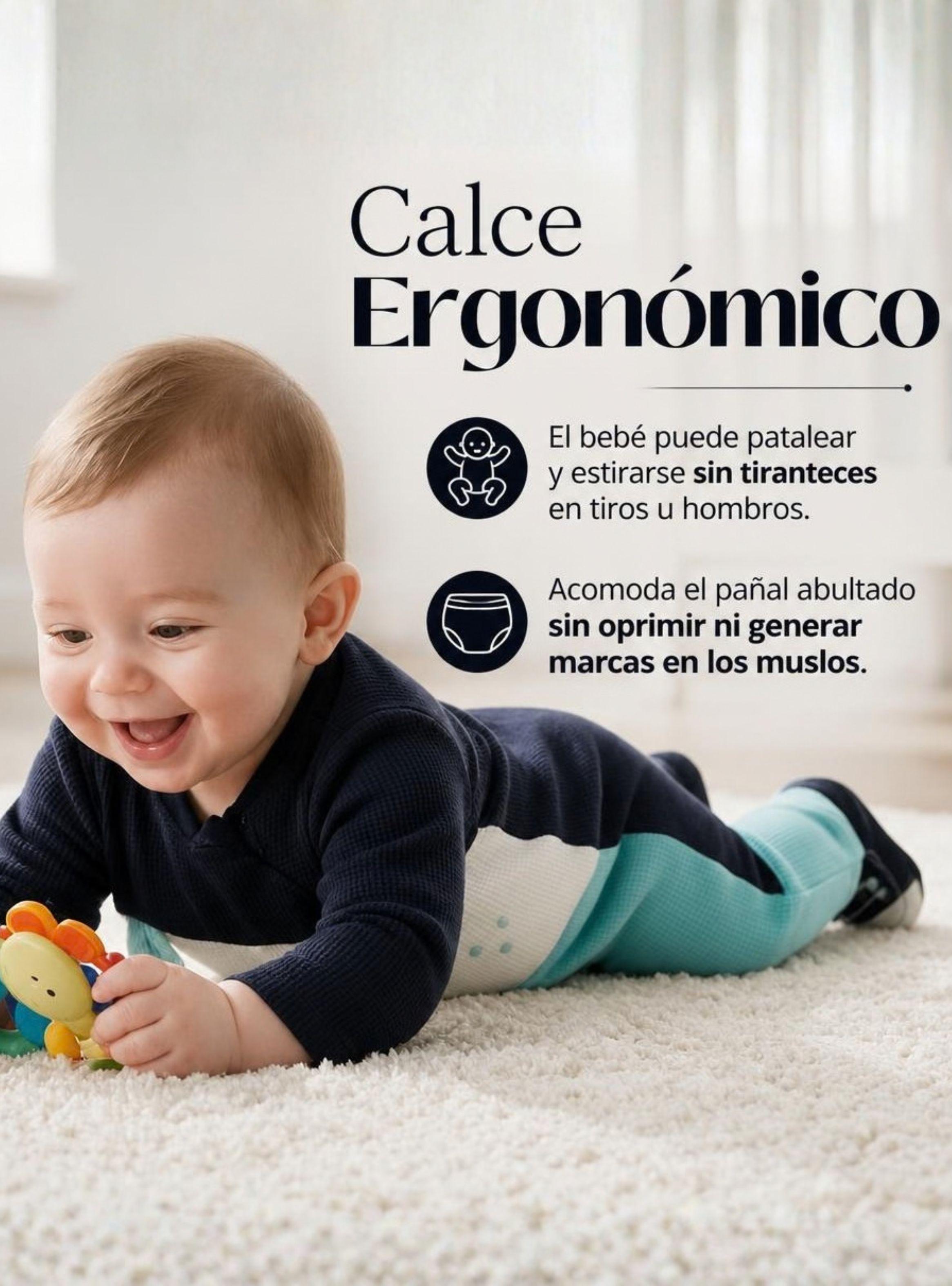 Enterito 100% de Algodón Bebé Niño Tedmimak-6