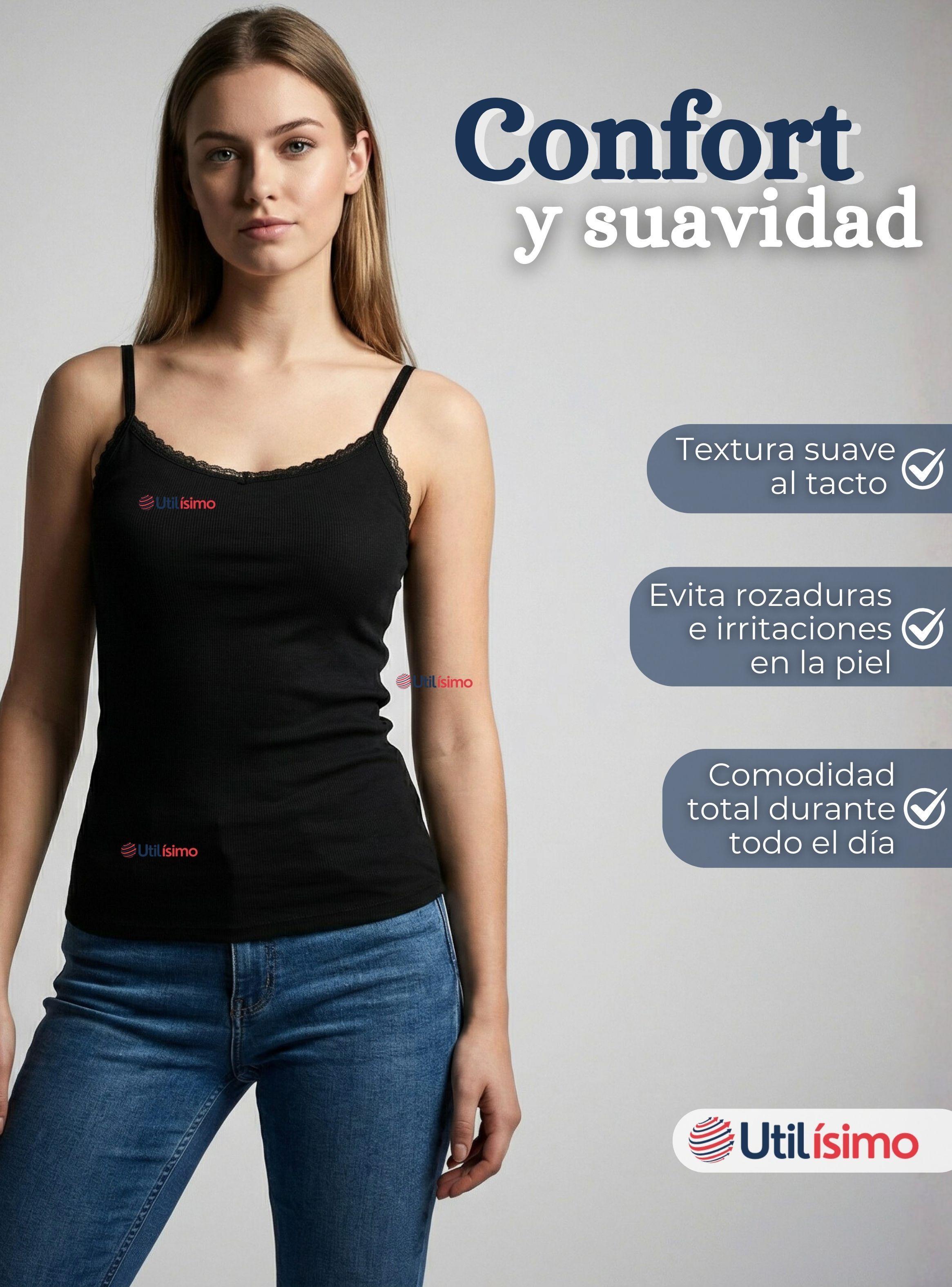 Pack 6 Camisetas Poleras Pabilo Básica Lisa y Transpirable  Mujer de Colores Surtidos-7