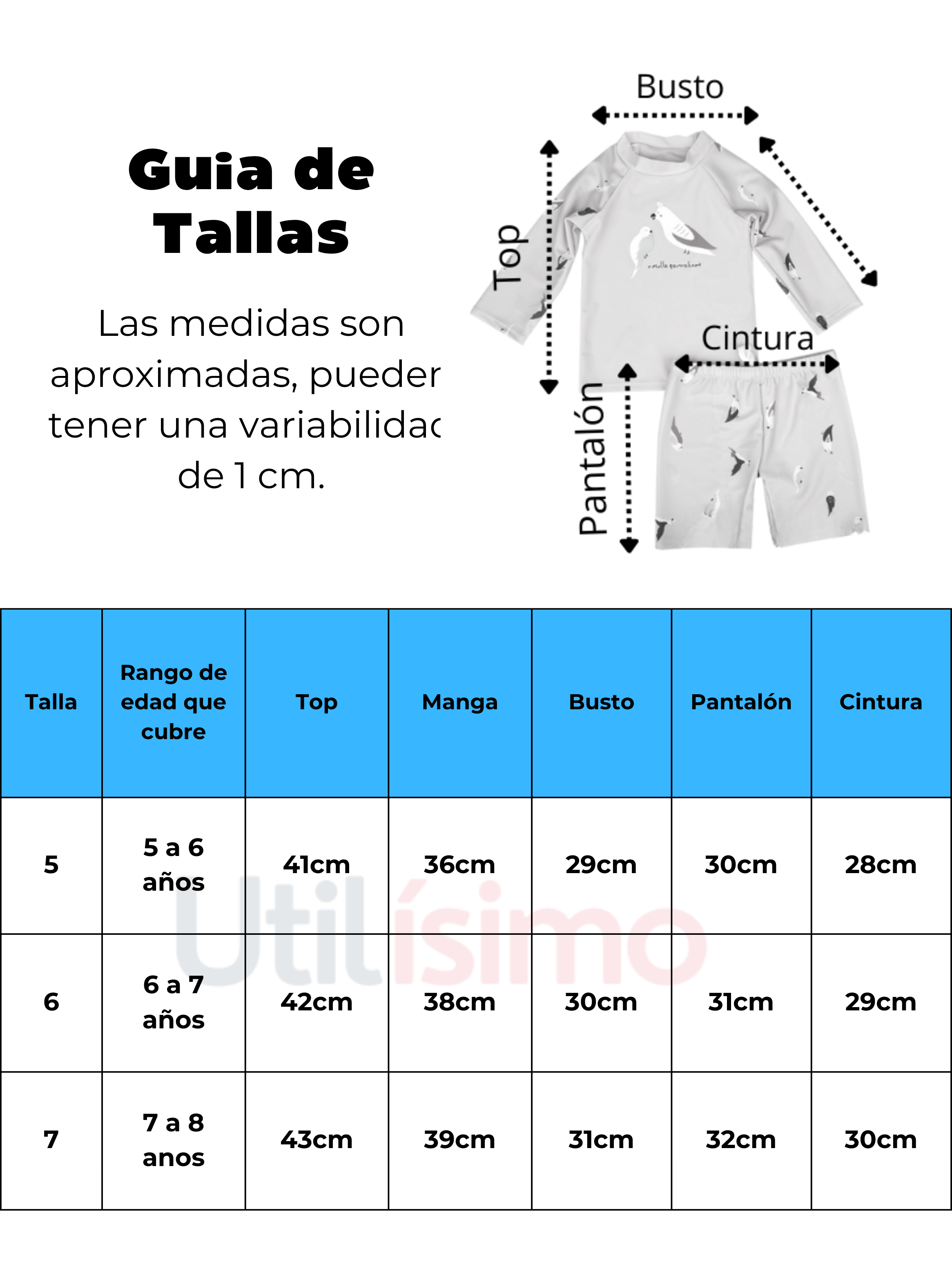 Traje De Baño 3 Piezas Manga Larga Niño Jump Kids Cocodrilo-2