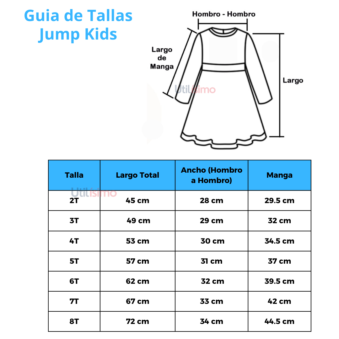 Vestido Manga Larga Jump Kids-3