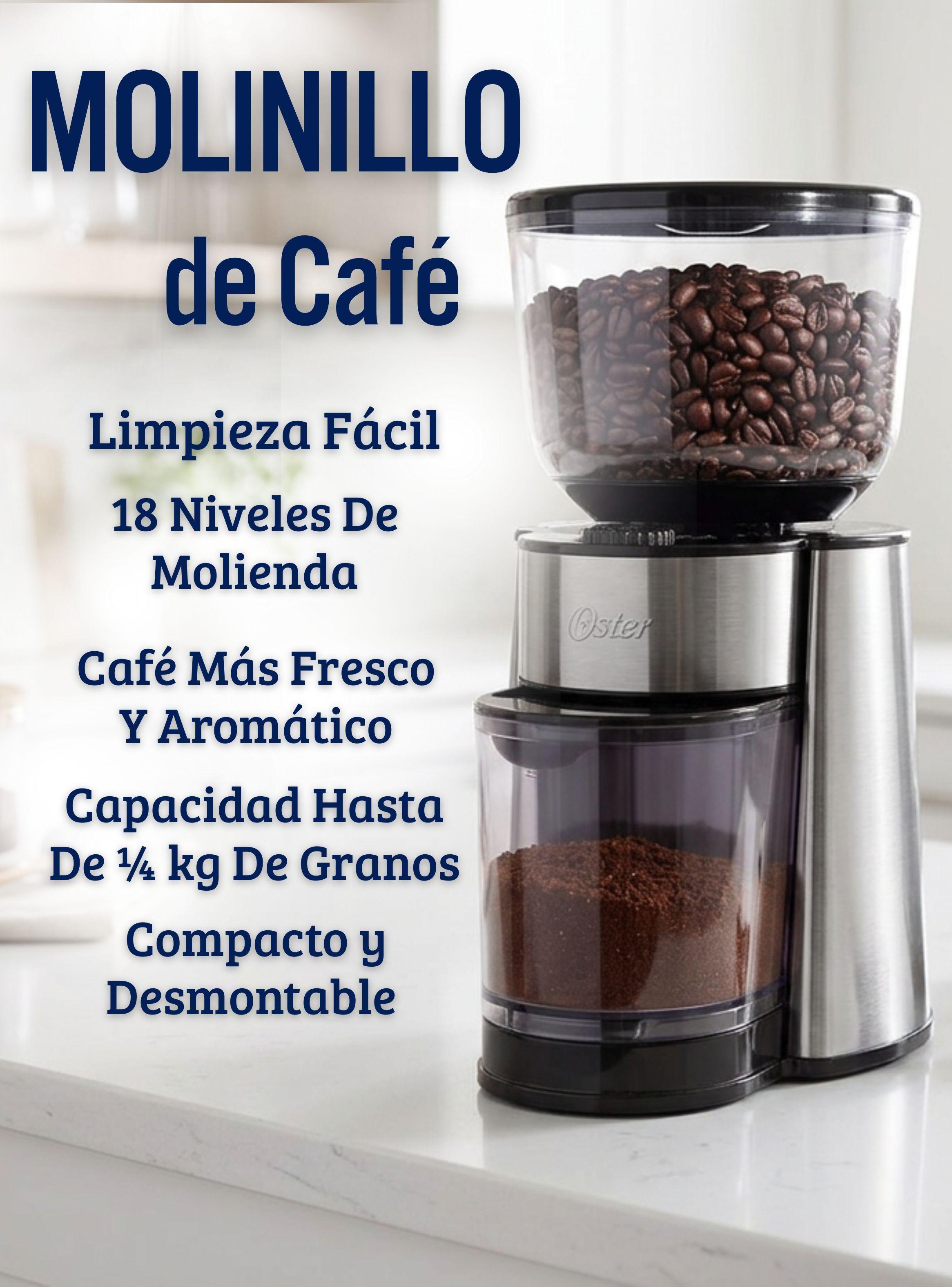 Oster® Molinillo de Café, Accesorio, Con 18 Ajustes De Grosor-2