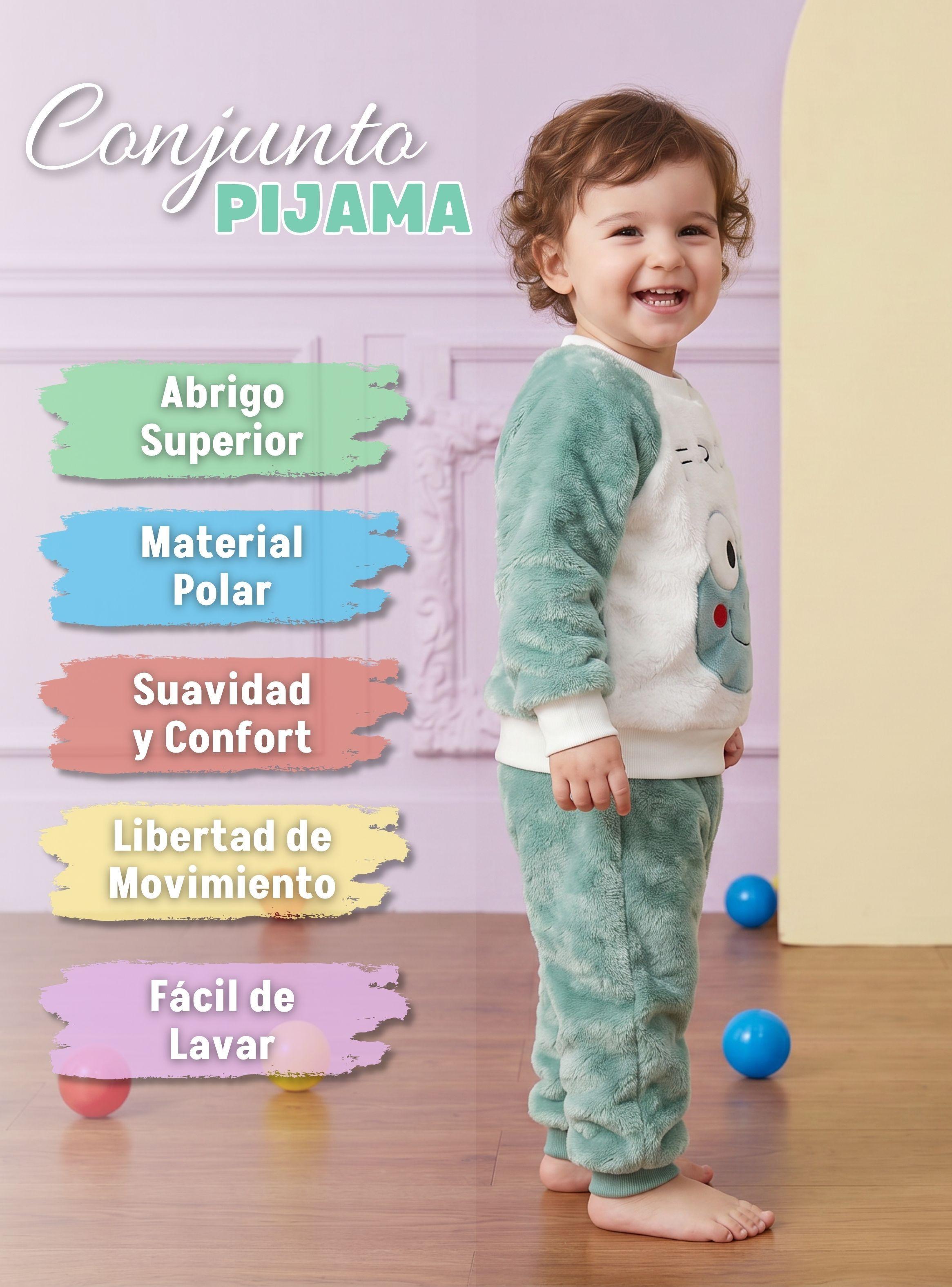 Conjunto Buzo Polerón Frizado 2 Piezas Corderito Liso Niño Bebe-3