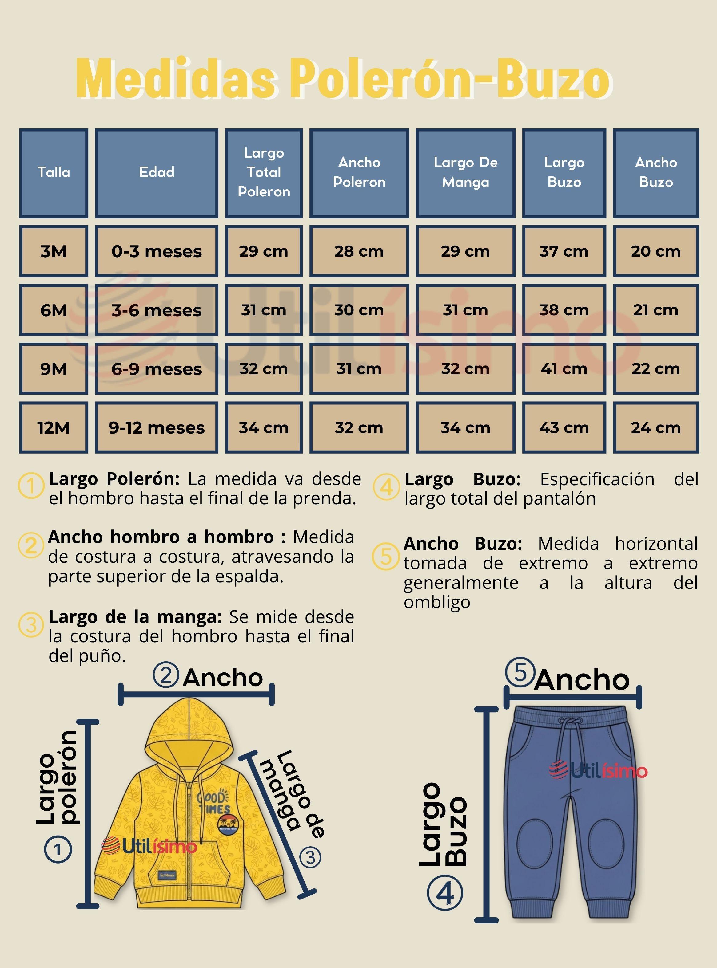 Conjunto 2 Piezas Buzo Pantalón Y Polerón Algodón Amarillo de Bebé Niño-3