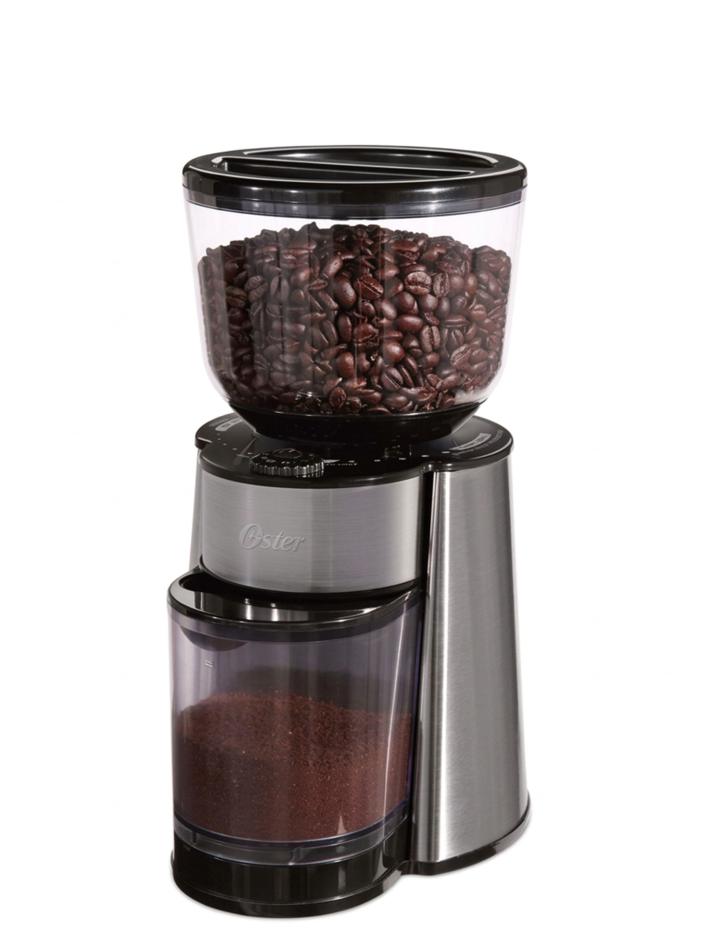 Oster® Molinillo de Café, Accesorio, Con 18 Ajustes De Grosor +  Accesorios, BVSTBMH23-1