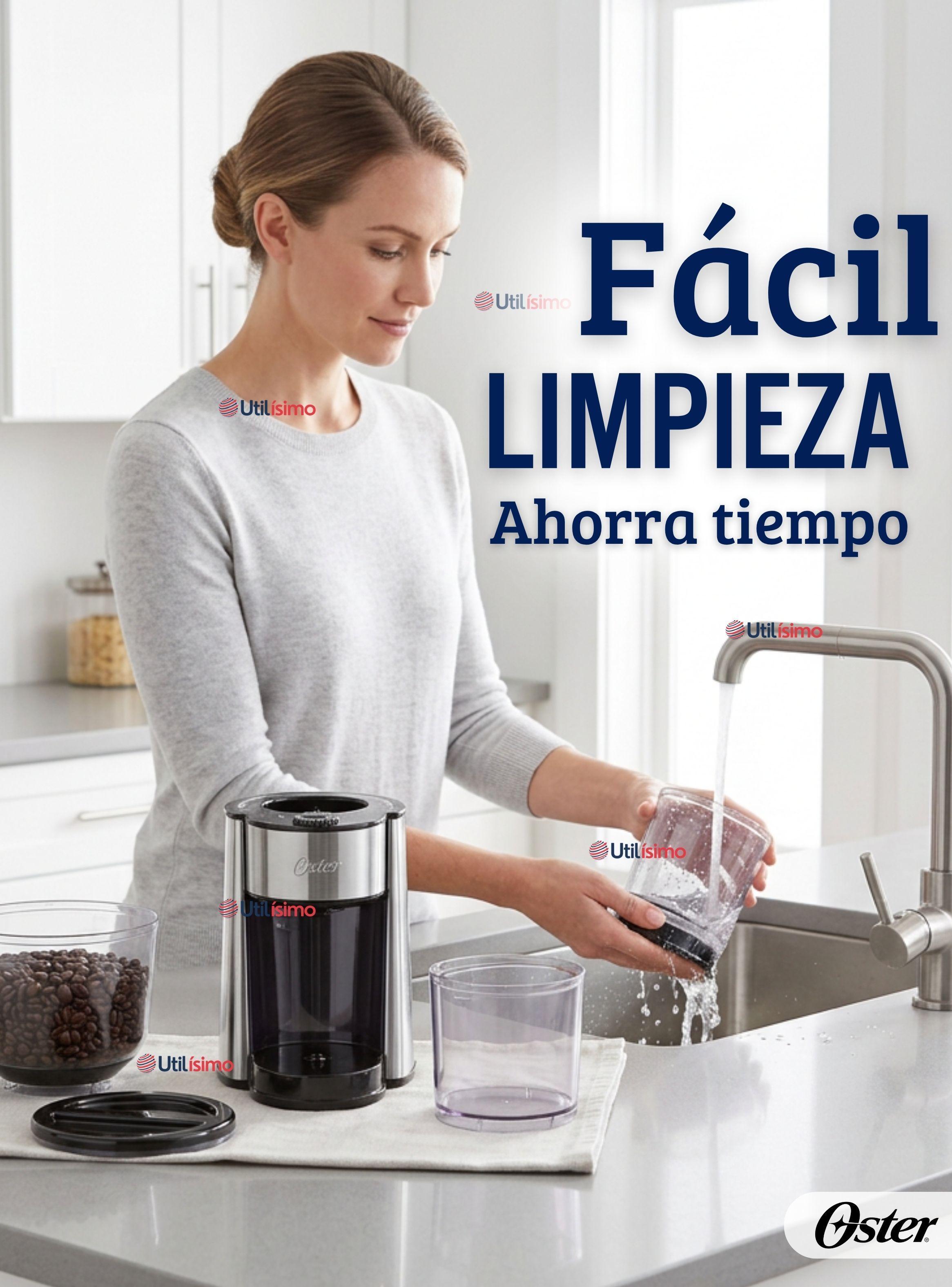 Oster® Molinillo de Café, Accesorio, Con 18 Ajustes De Grosor +  Accesorios, BVSTBMH23-4