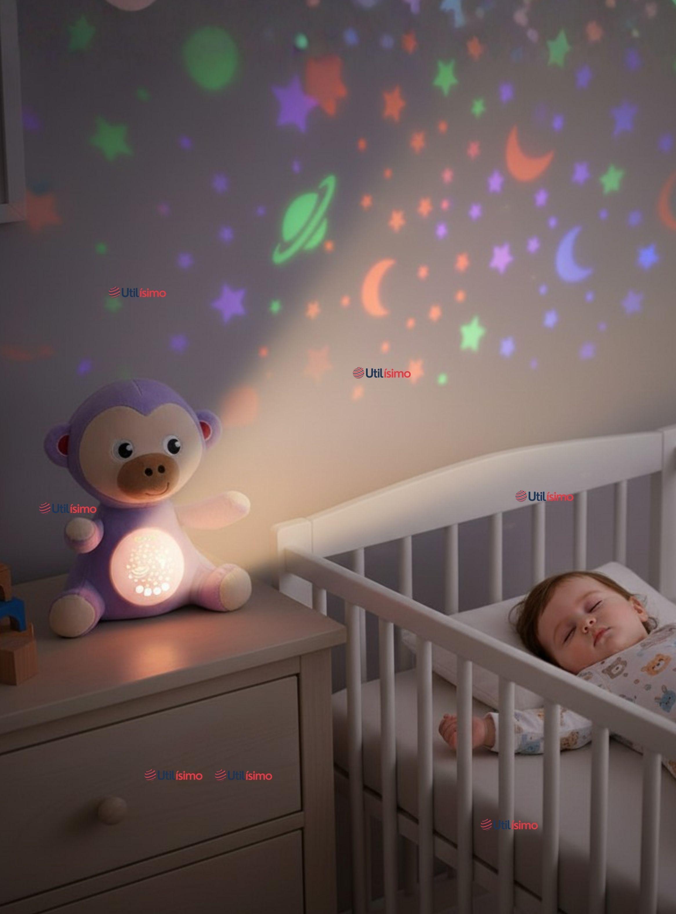 Peluche Mono Espantacuco Con Luz Y Sonido para Niño o Niña-0