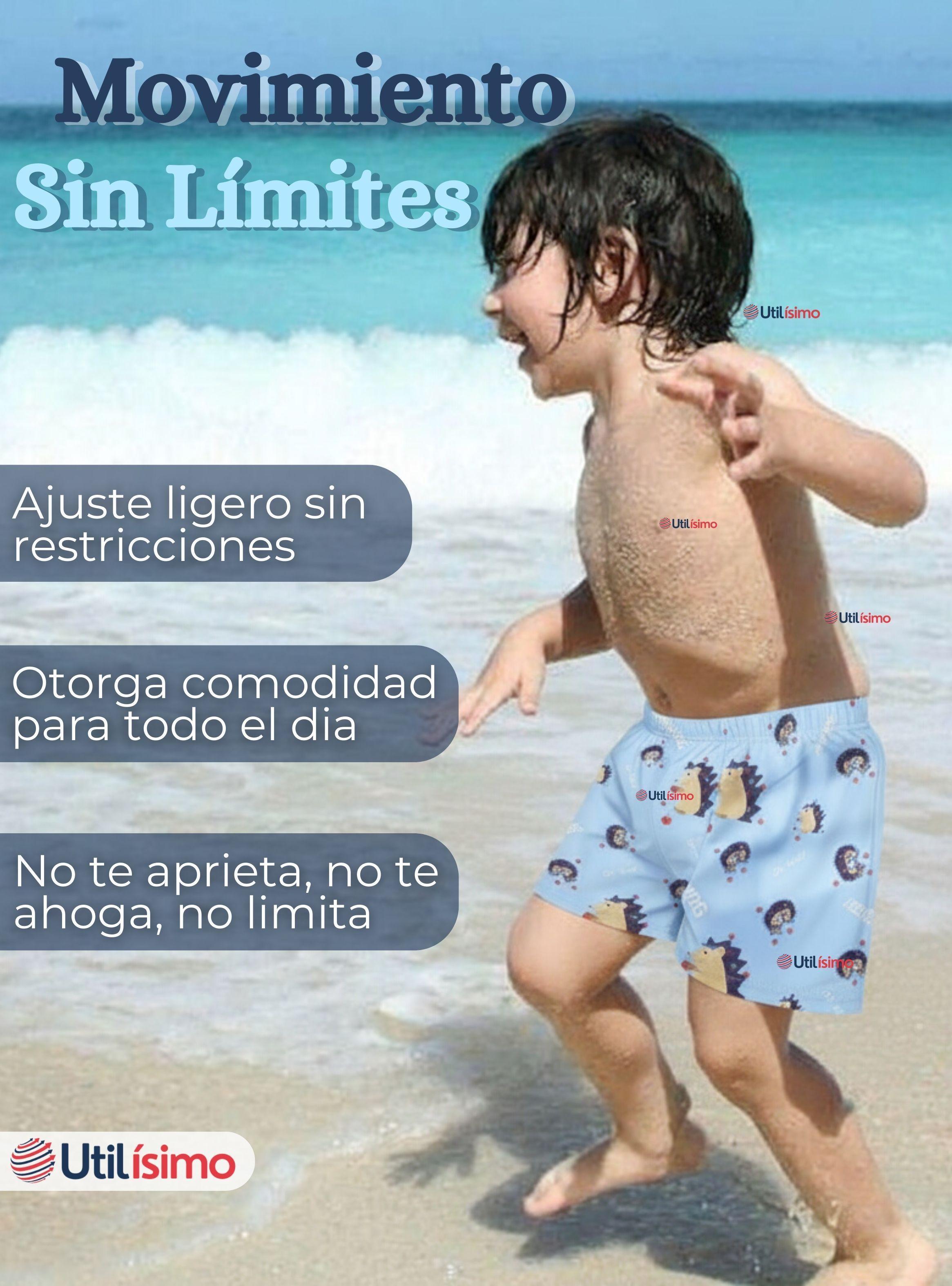 Short De Playa Para Niños Traje De Baño Pantalón Corto en Diseños Surtidos-6