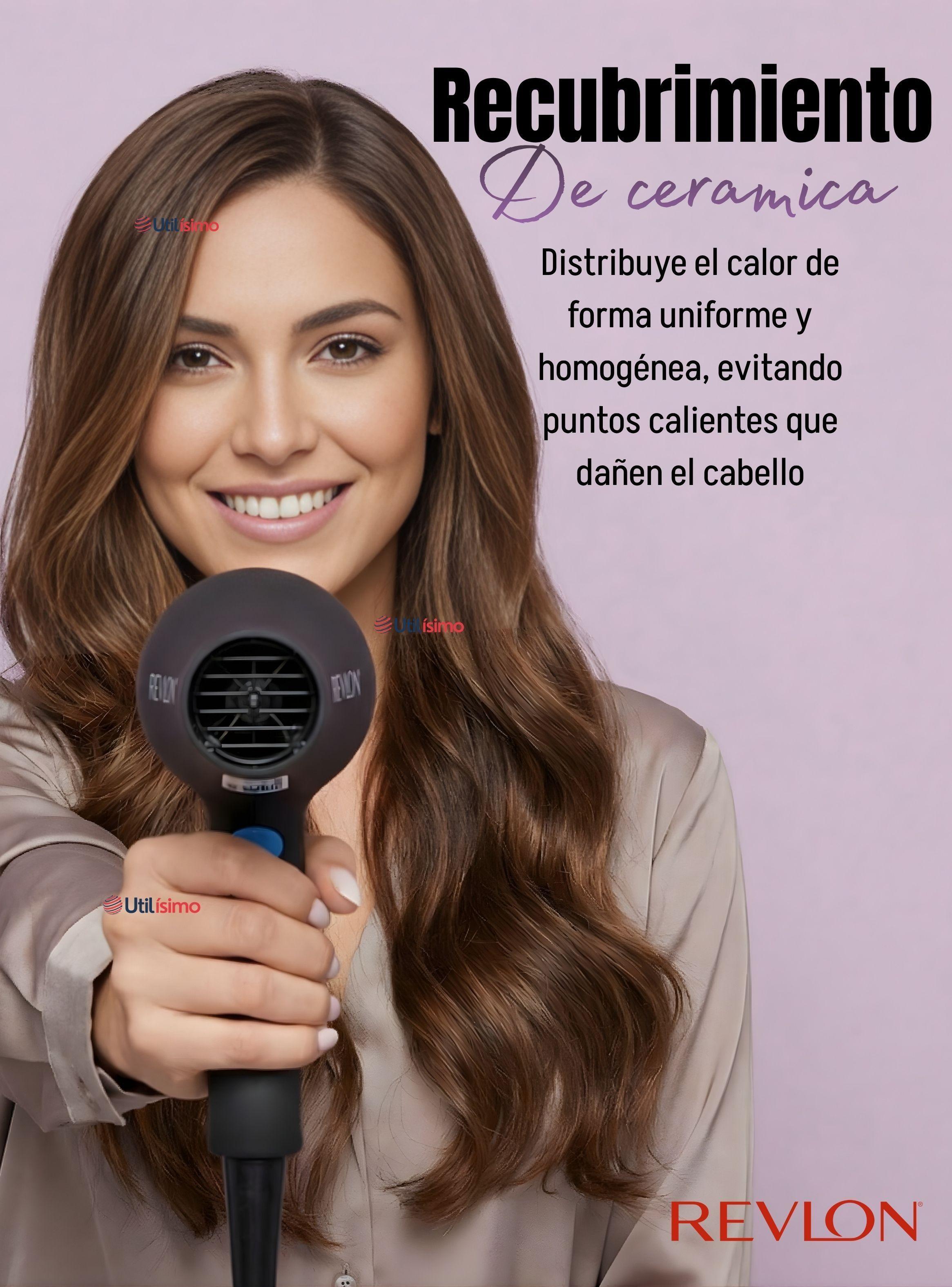 Secador De Cabello Revlon Smooth Brilliance 1875W Color Negro-5