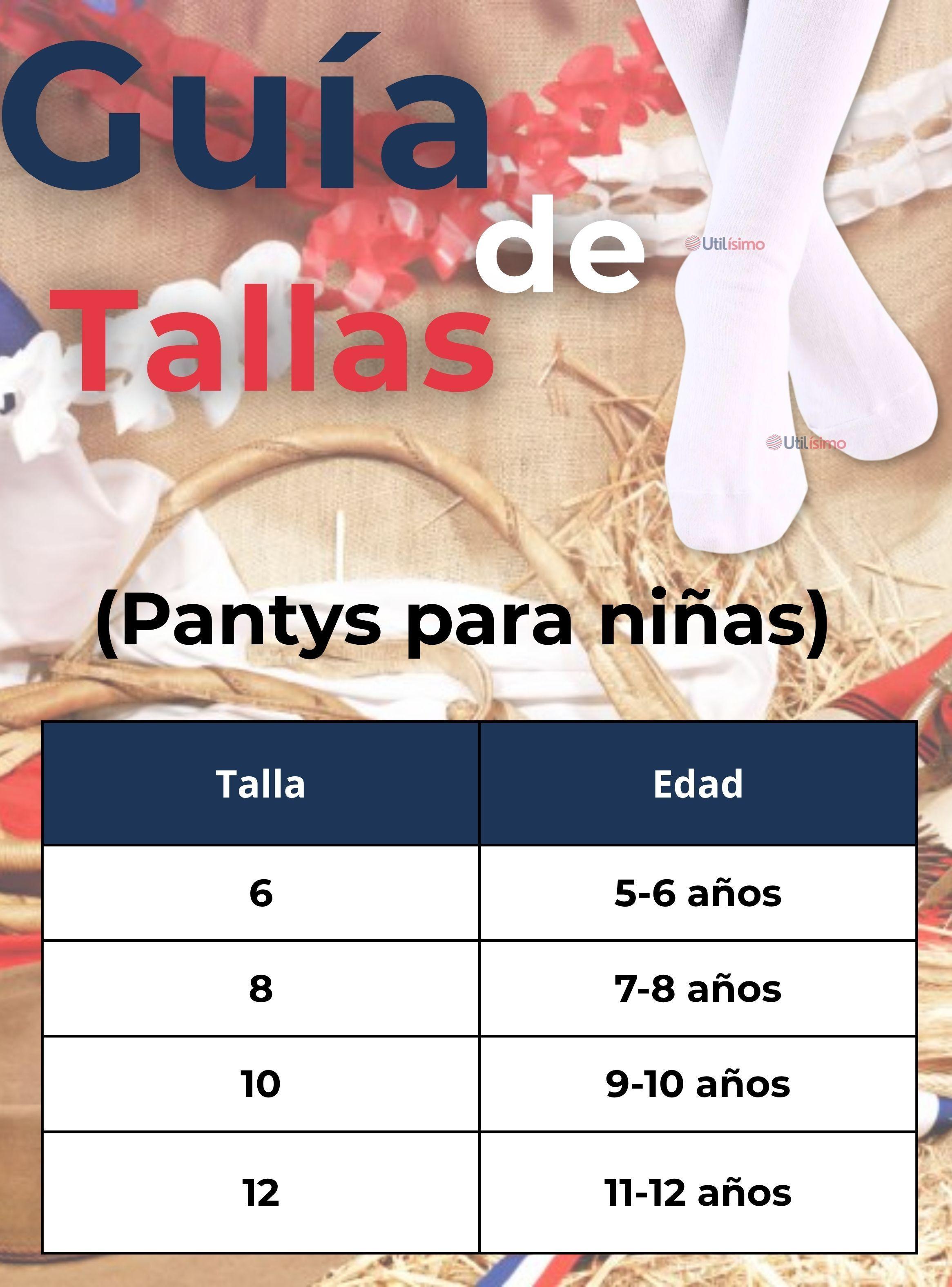 Pack 6 Ballerina Panty Primera Capa Blancas Niñas Fiestas Patrias-2