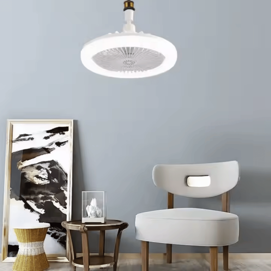 Lampara Ventilador Luz Blanca LED 30w con Control Remoto-5
