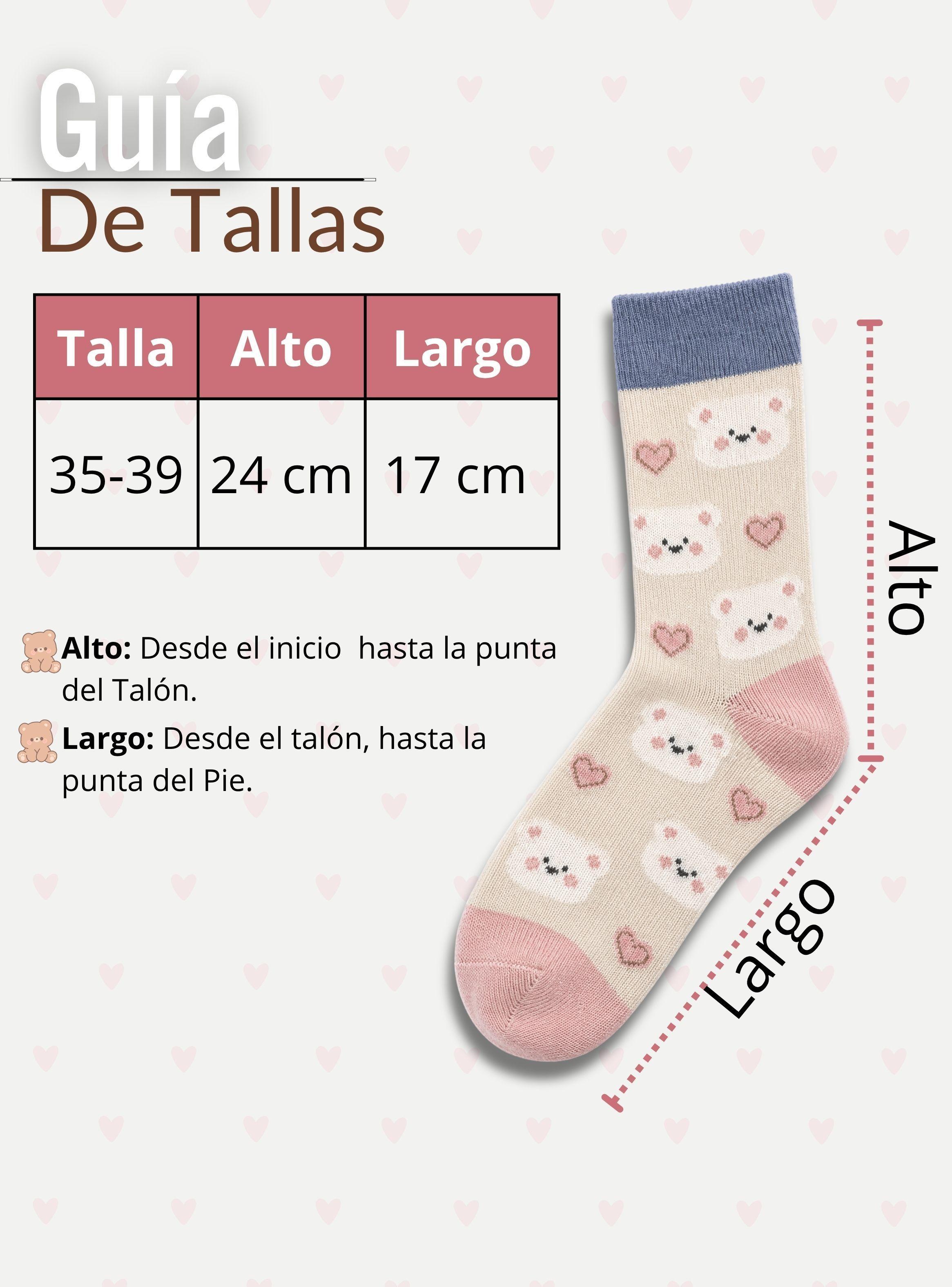 Pack 6 Pares Calcetines de Lana Confort Térmico Diseños Juveniles Mujer-3