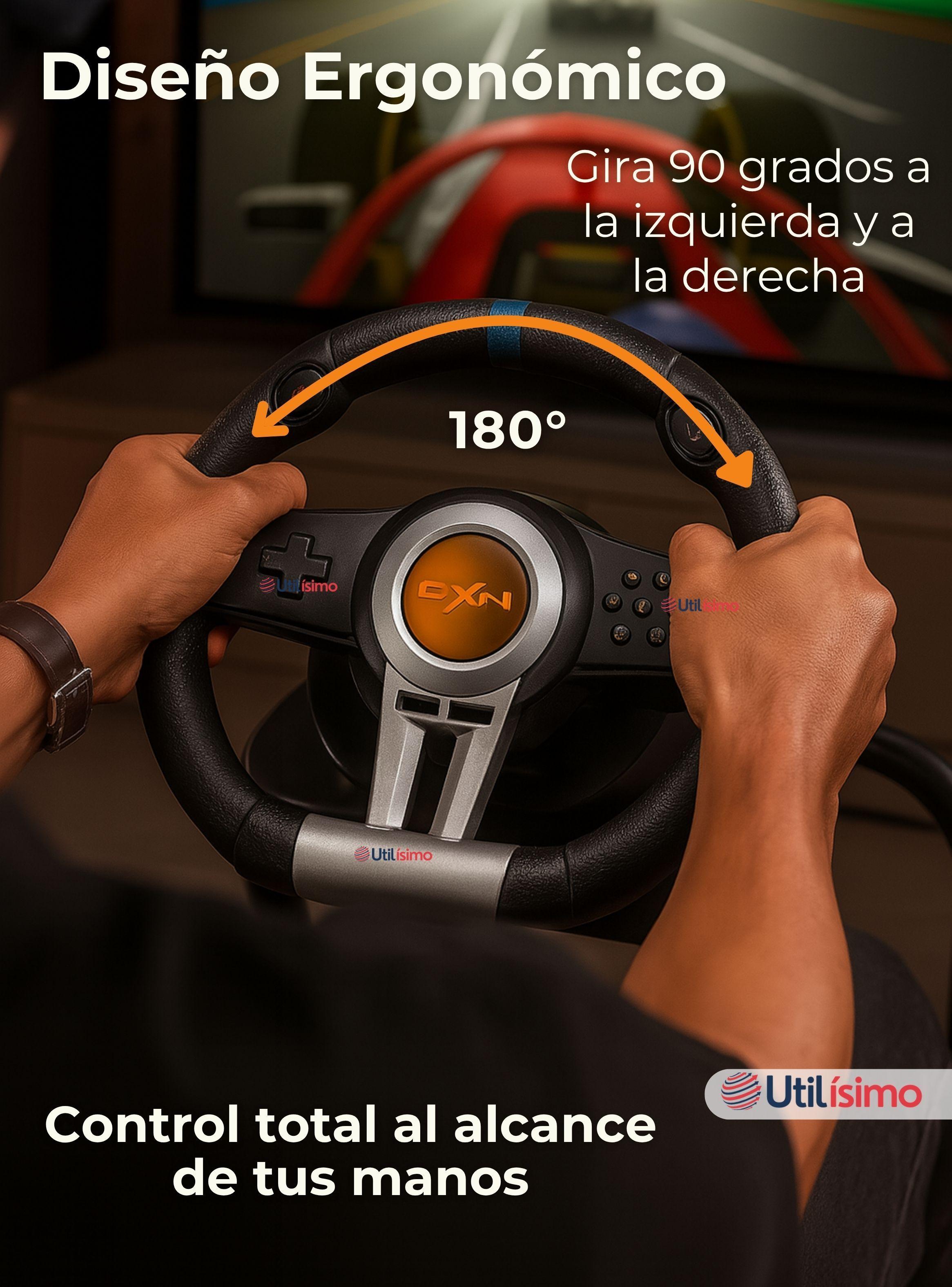 Volante De Juego V3 Pedales y Palanca de Carreras Ps4 Xbox Pc-4