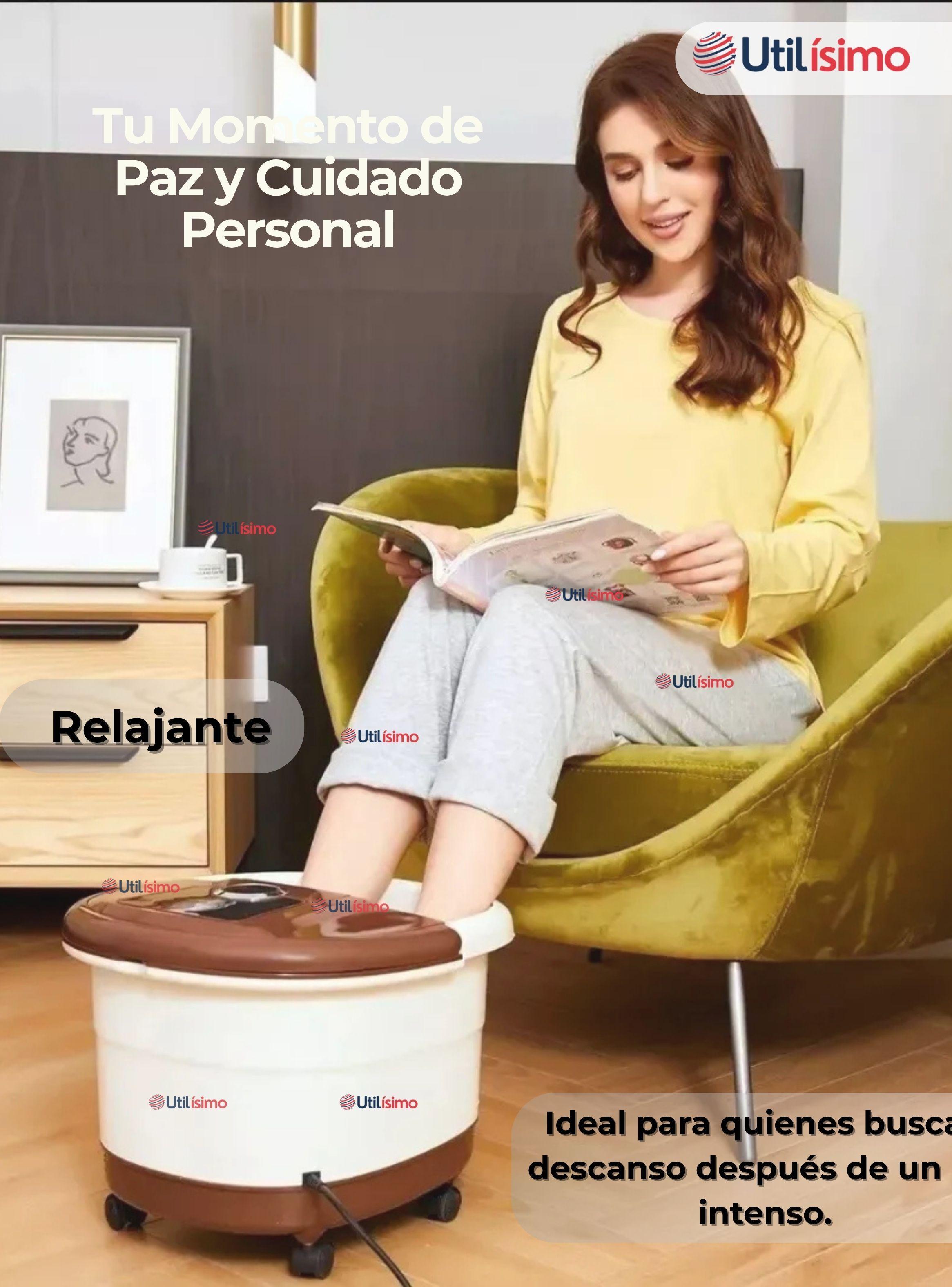 Masajeador Spa Eléctrico para Pies con Pantalla LCD Cuidado Personal-6