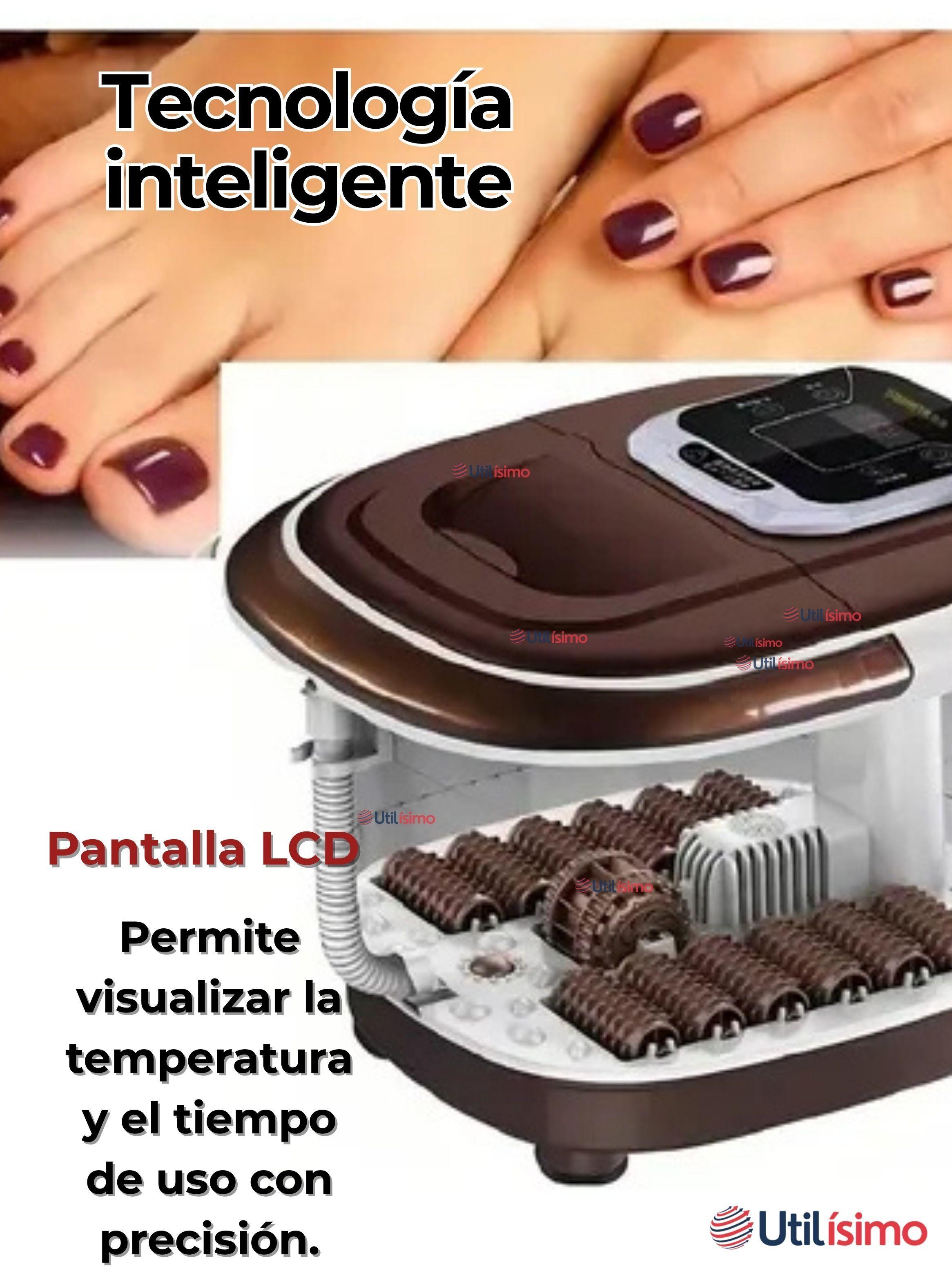 Masajeador Spa Eléctrico para Pies con Pantalla LCD Cuidado Personal-7