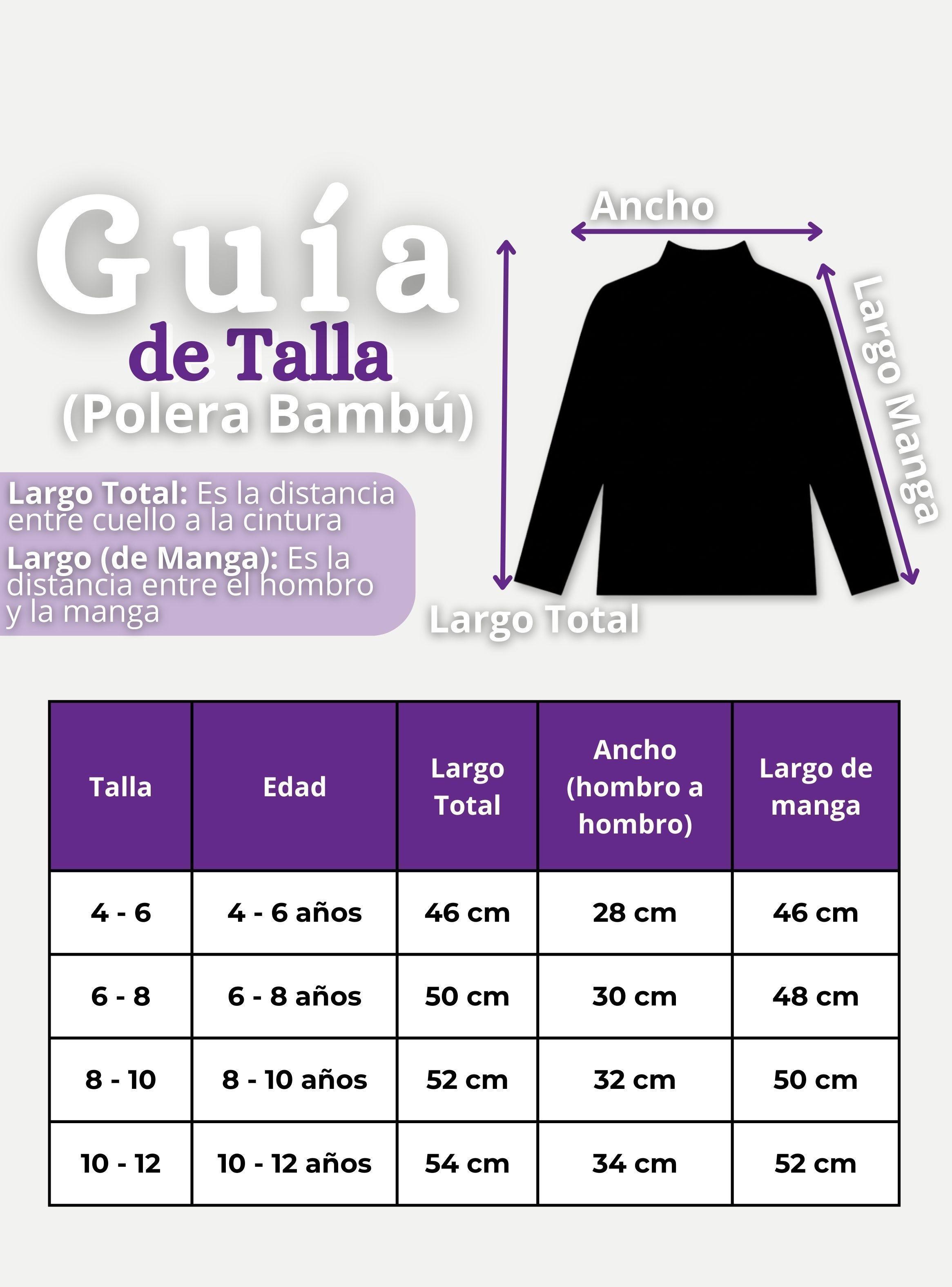 Pack 3 Polera Camiseta Bambú Lila Cuello Beatle Primera Capa Manga Larga Niña-2