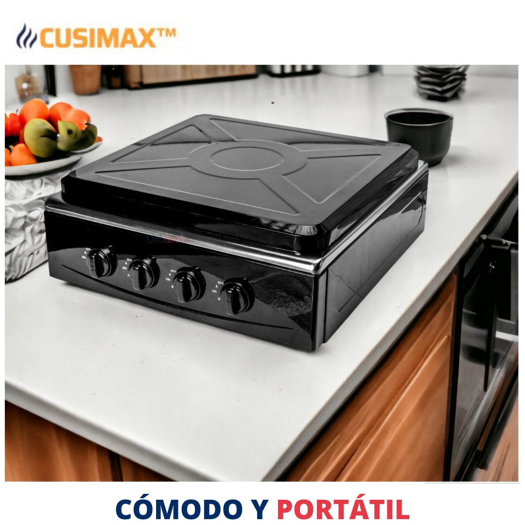 Cusimax Cocina a Gas Portátil Premium - 4 platos-7
