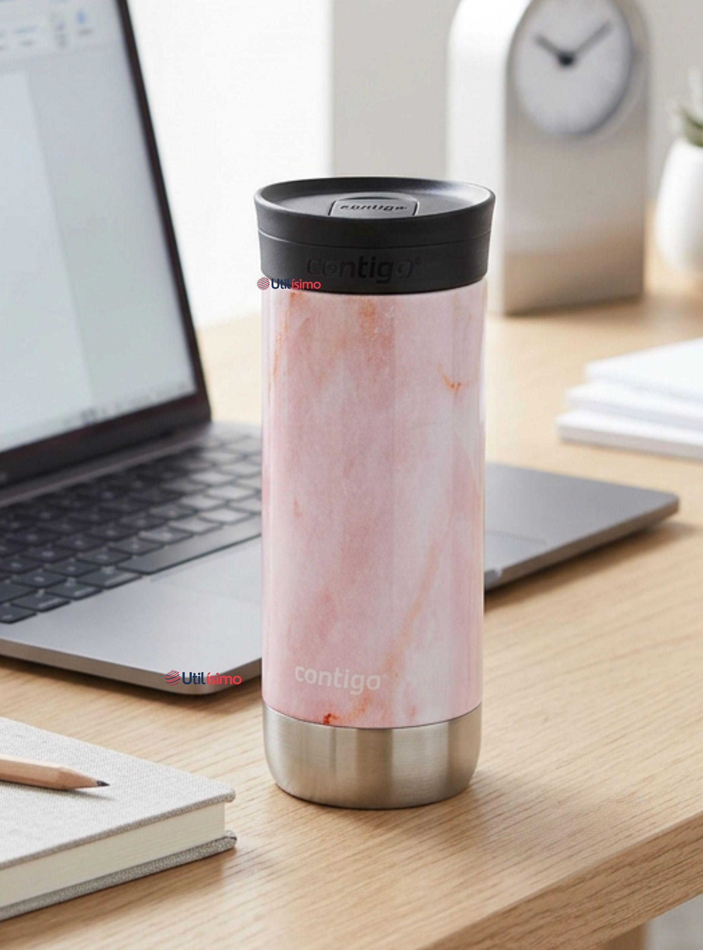 Vaso Térmico Contigo® Mug Huron Rose Quartz 473 ML Tecnología SNAPSEAL™-0