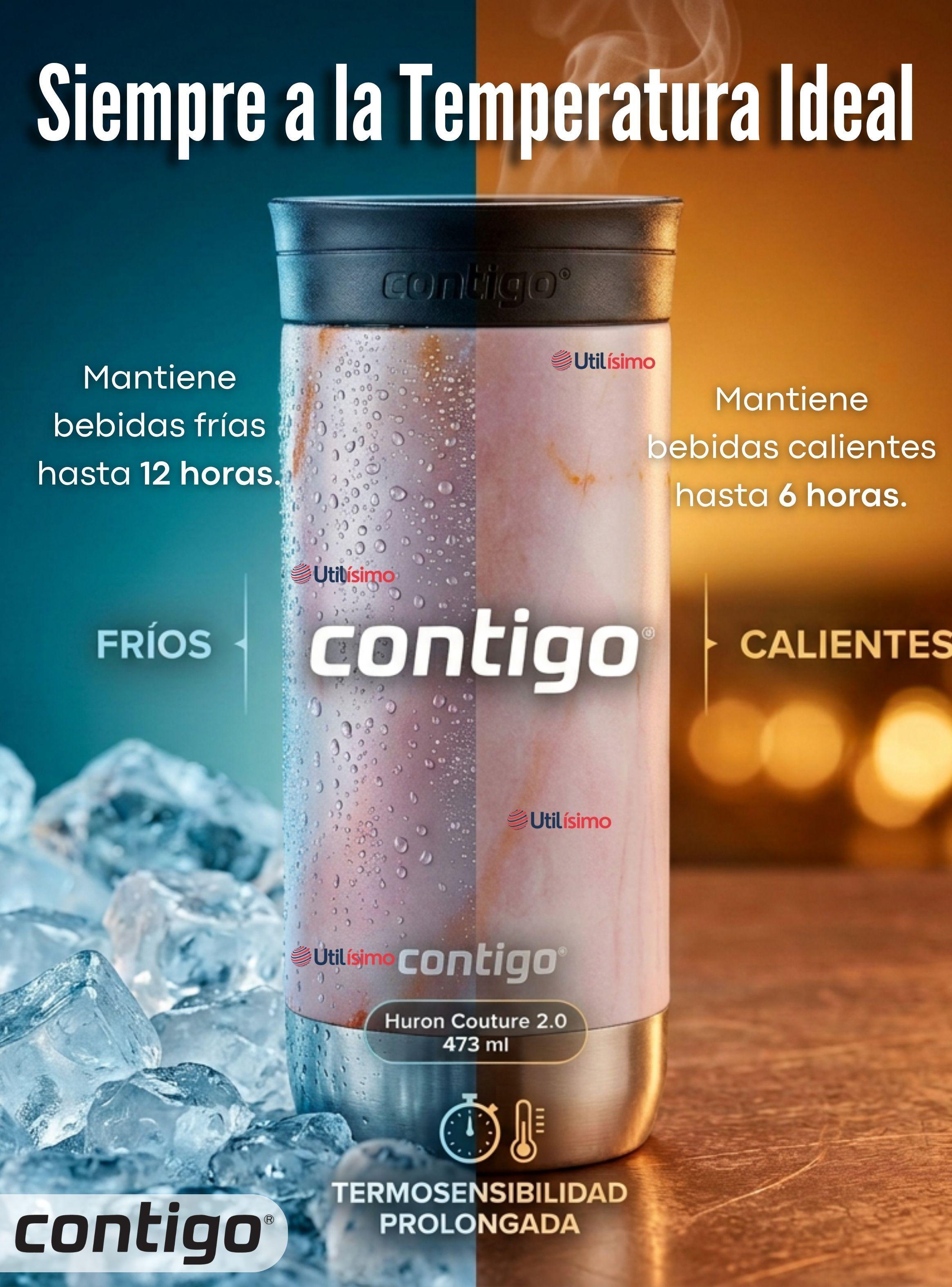 Vaso Térmico Contigo® Mug Huron Rose Quartz 473 ML Tecnología SNAPSEAL™-5
