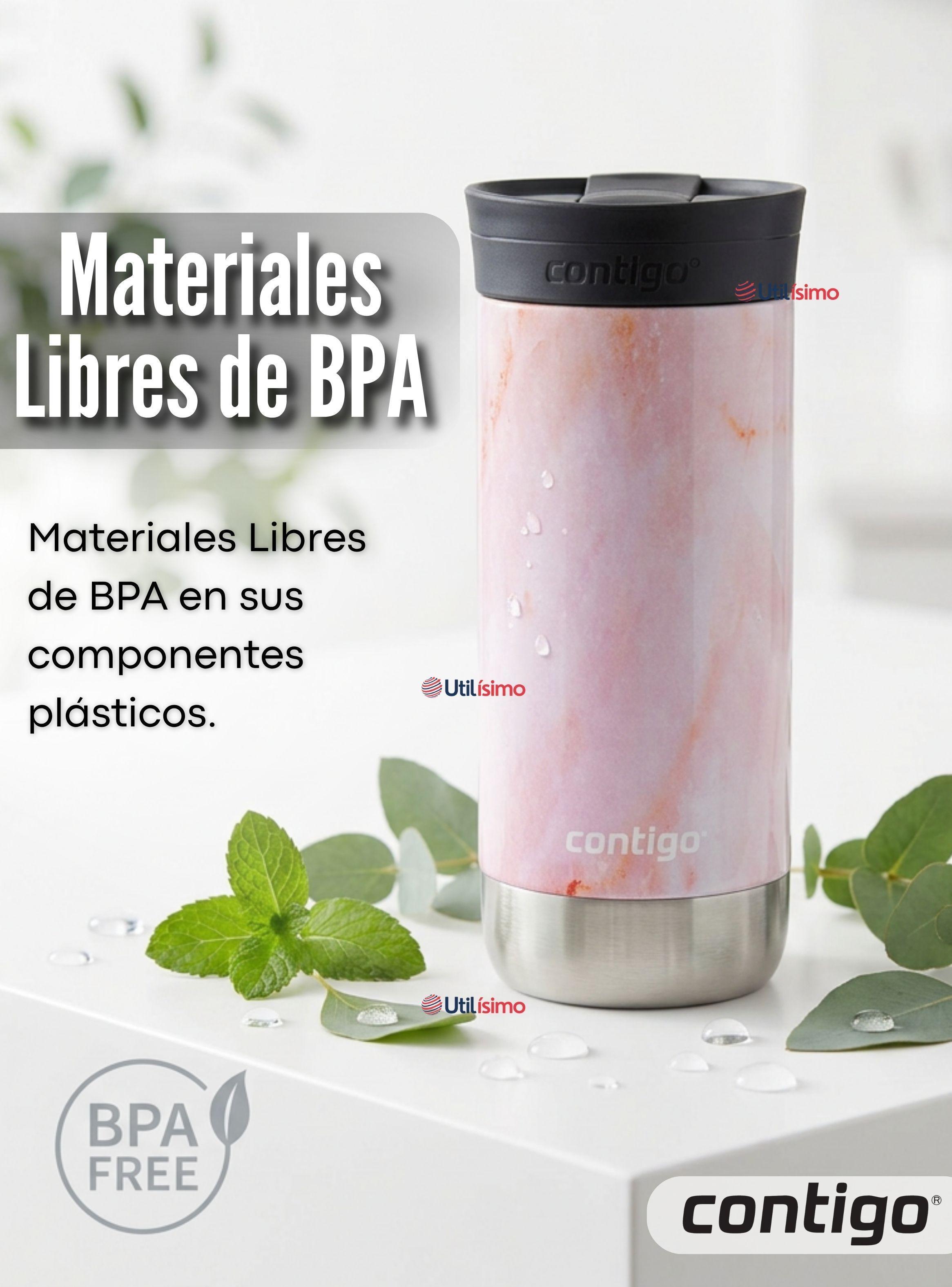 Vaso Térmico Contigo® Mug Huron Rose Quartz 473 ML Tecnología SNAPSEAL™-6