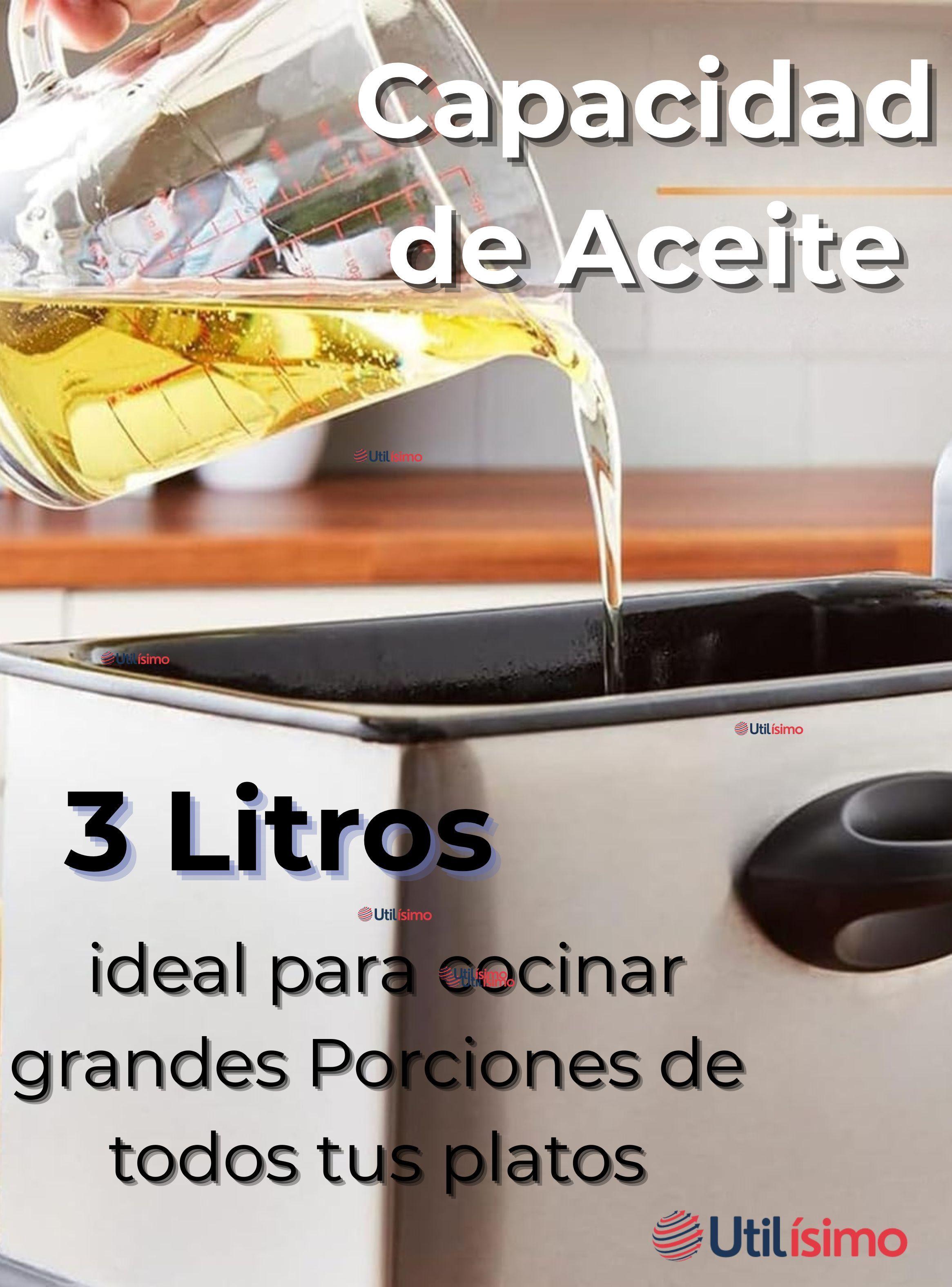 Freidora de Aceite 3L Eléctrica 2000W de Potencia-5
