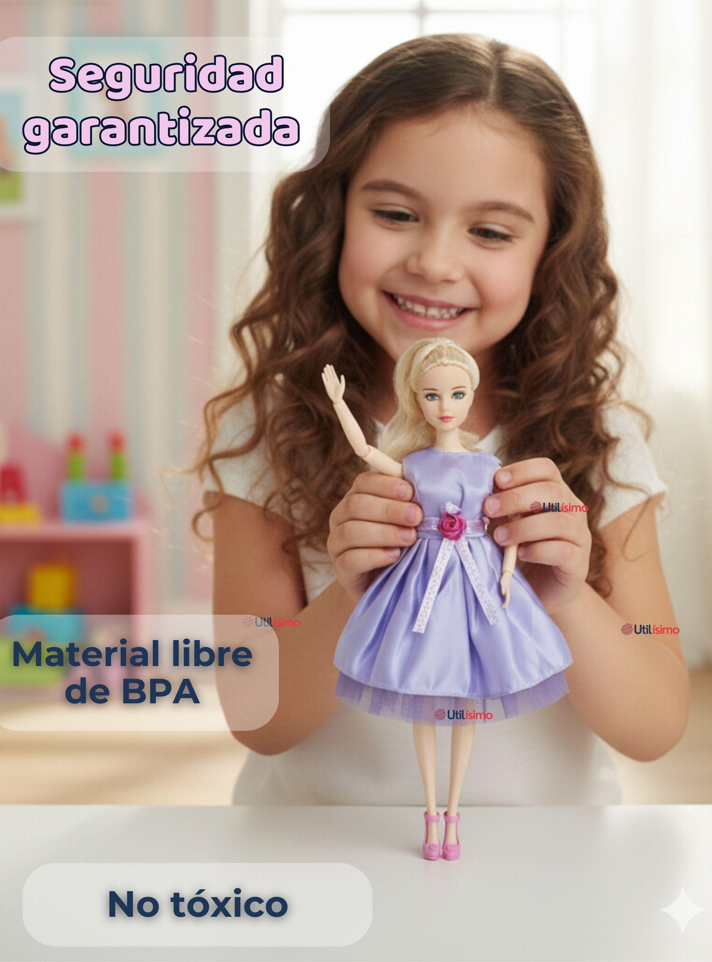 Set de Juego Muñeca Princesa Con Espejo Y Peine-3