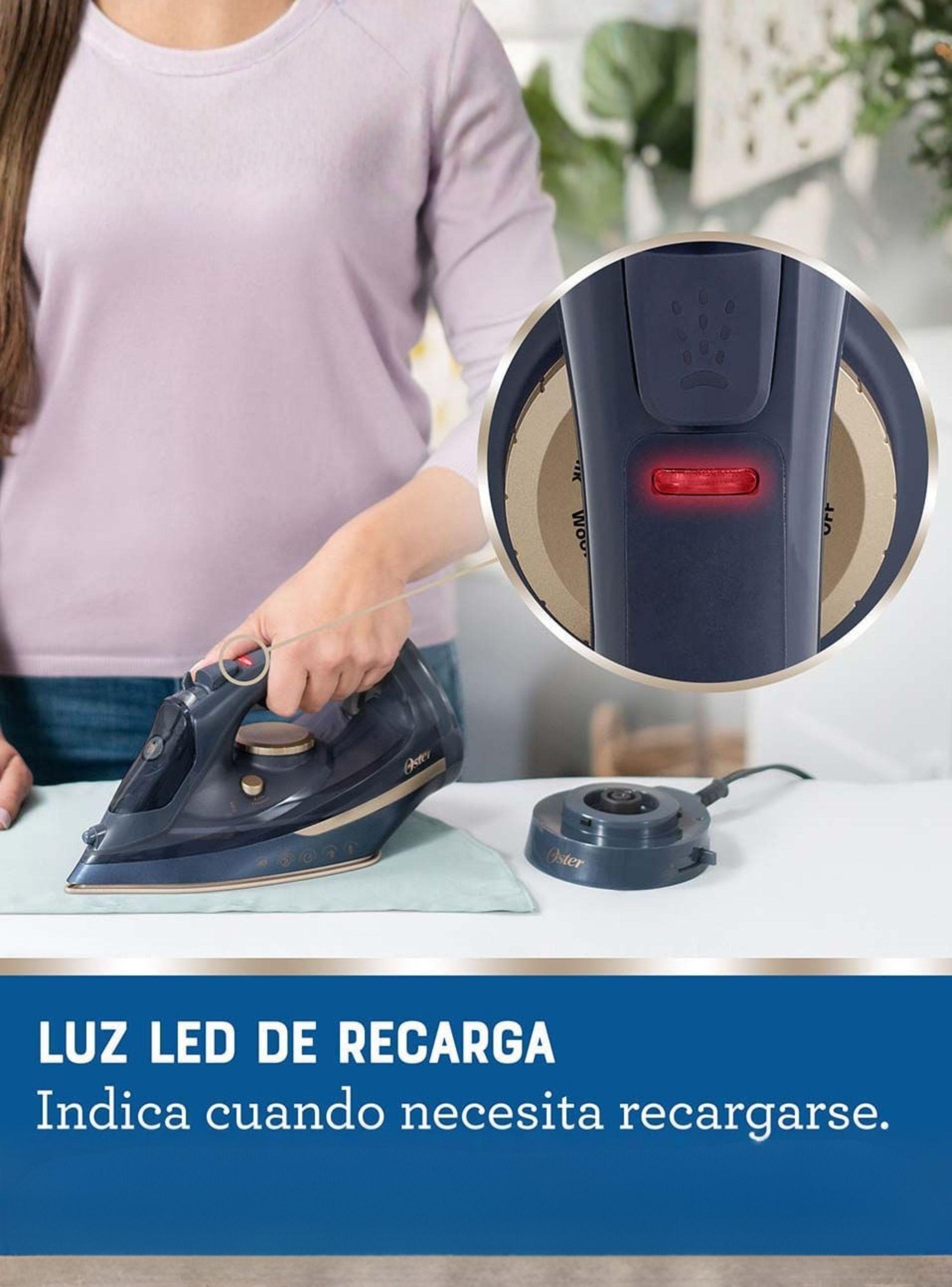 Plancha de vapor inalámbrica Oster® 2 en 1 suela de cerámica GCSTCC5000-6