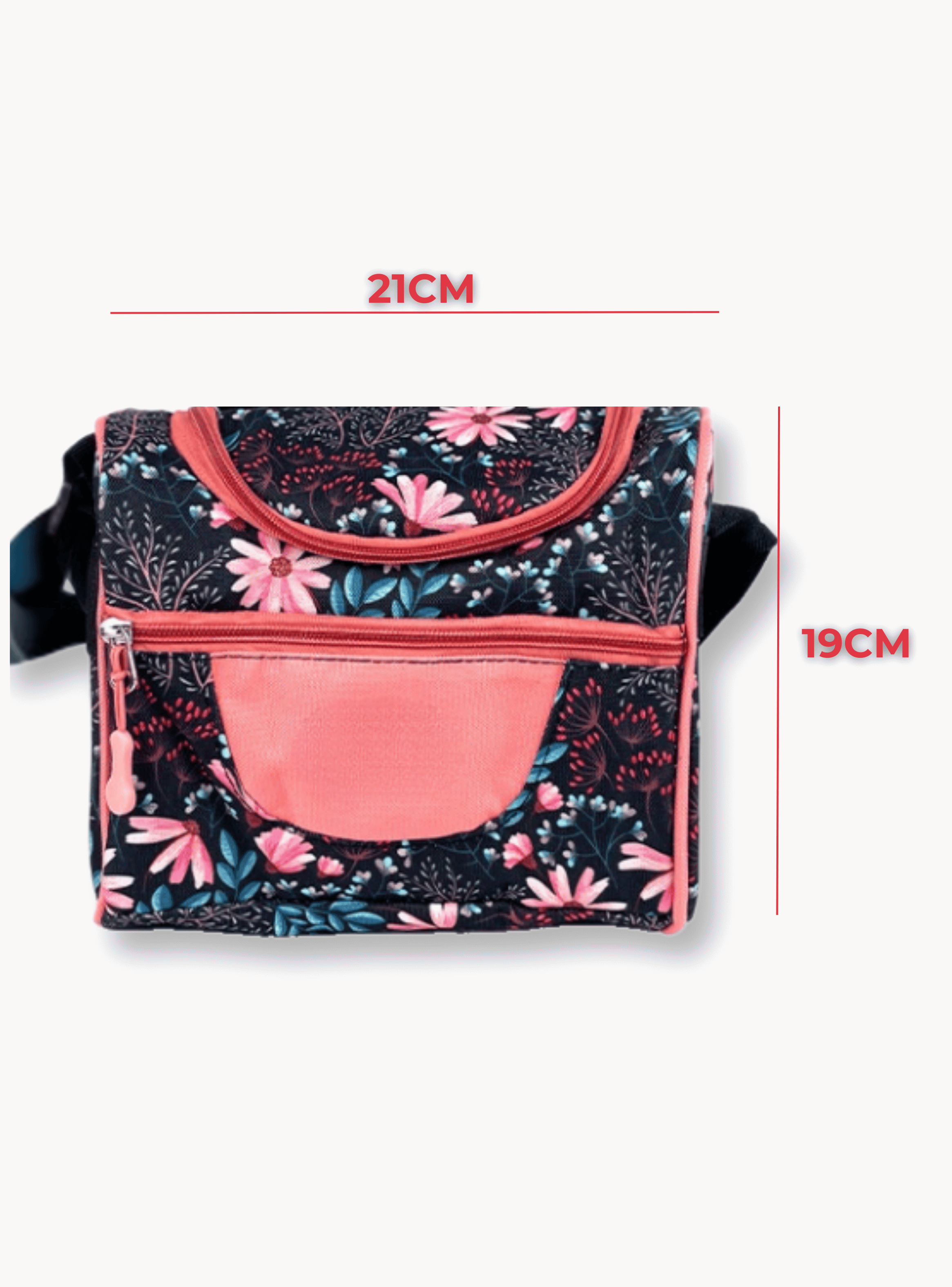 Mochila Con Lonchera Y Estuche 45CM Estampado Variados Niña Flowers-2