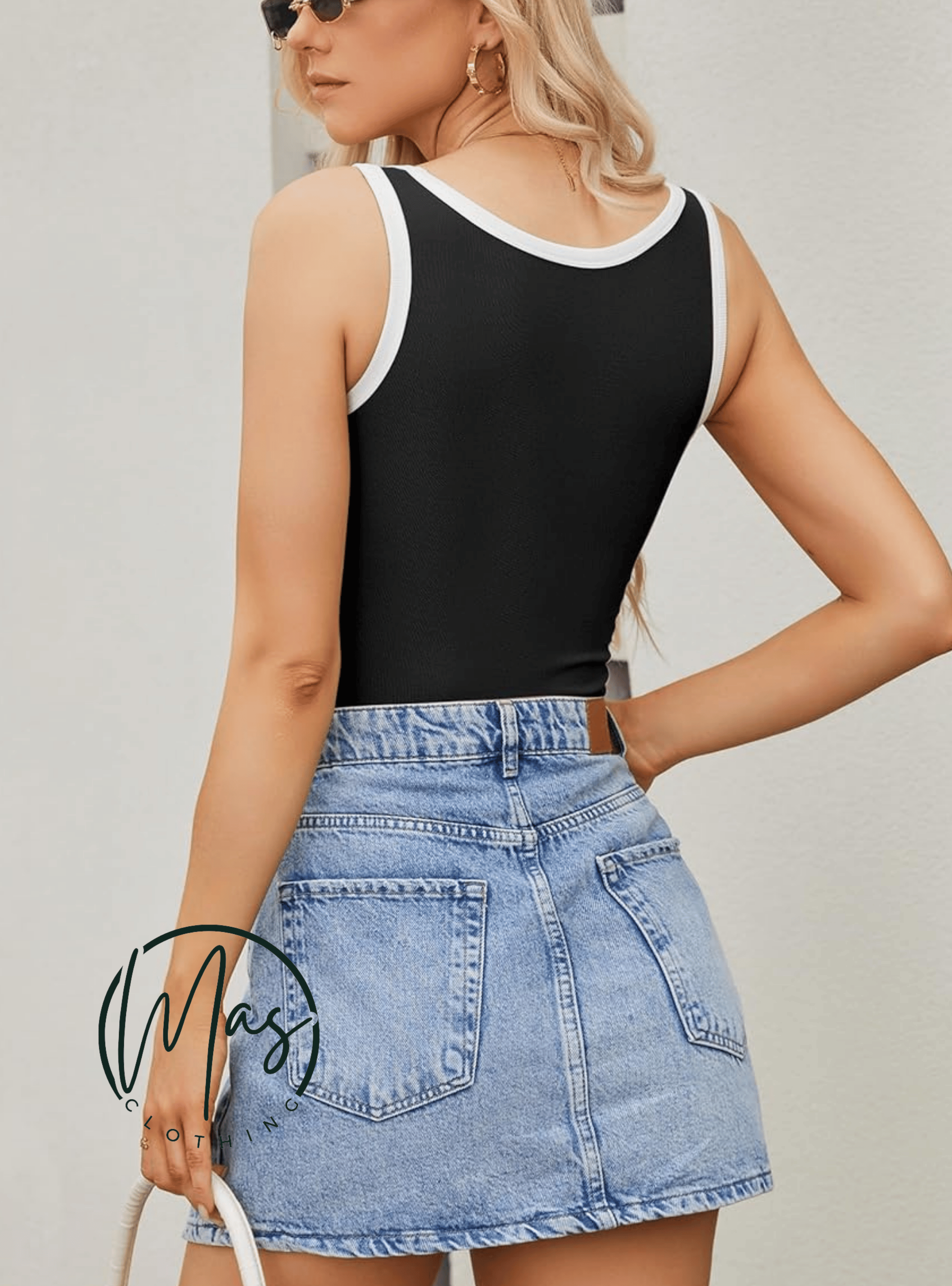 Pack 6 Poleras Mujer Sin Mangas Elasticada Colores Surtidos-4