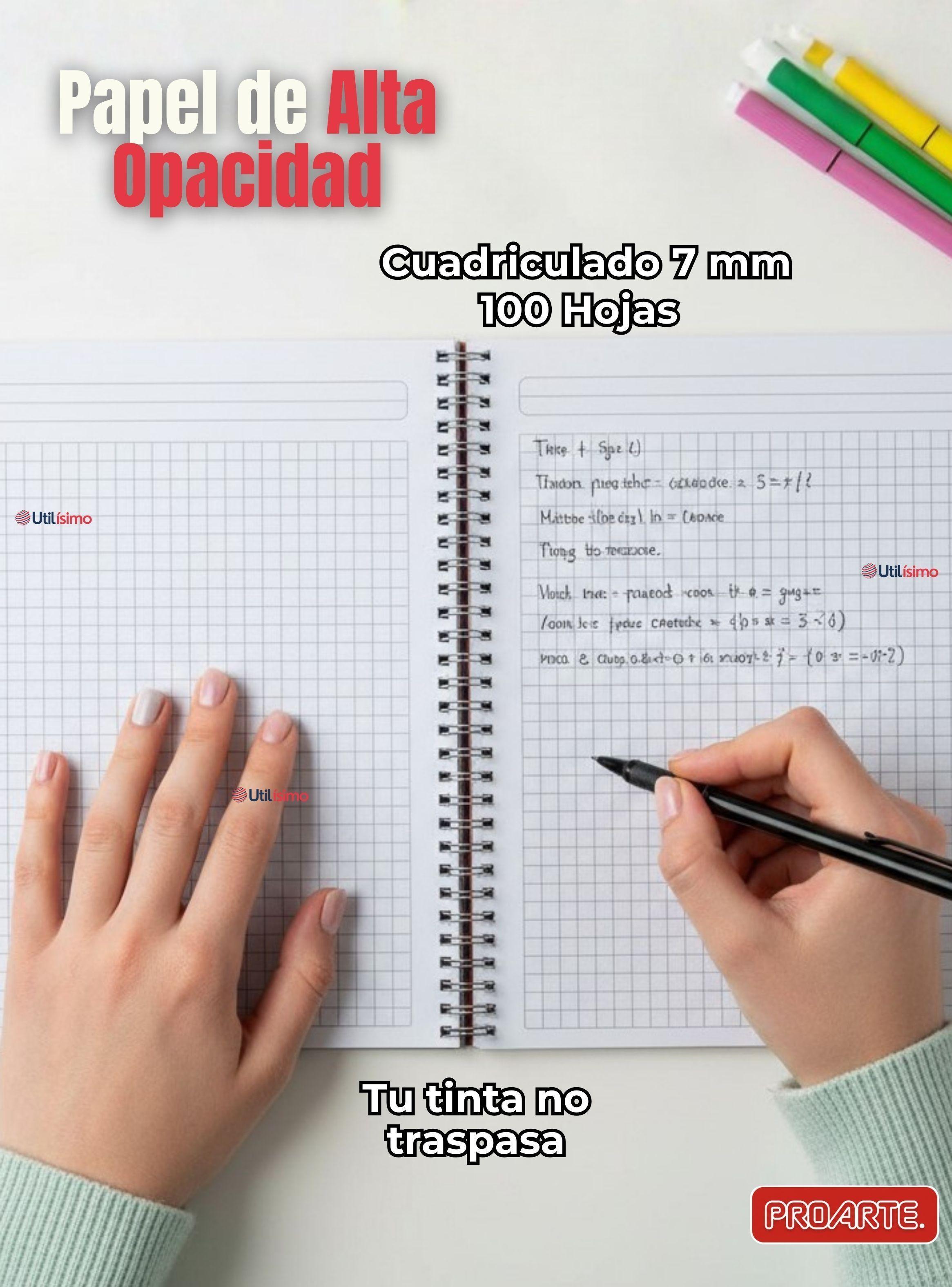 Pack 10 Cuadernos Universitarios de Kuromi Style Proarte 7mm 100 Hojas Diseños Surtidos-6