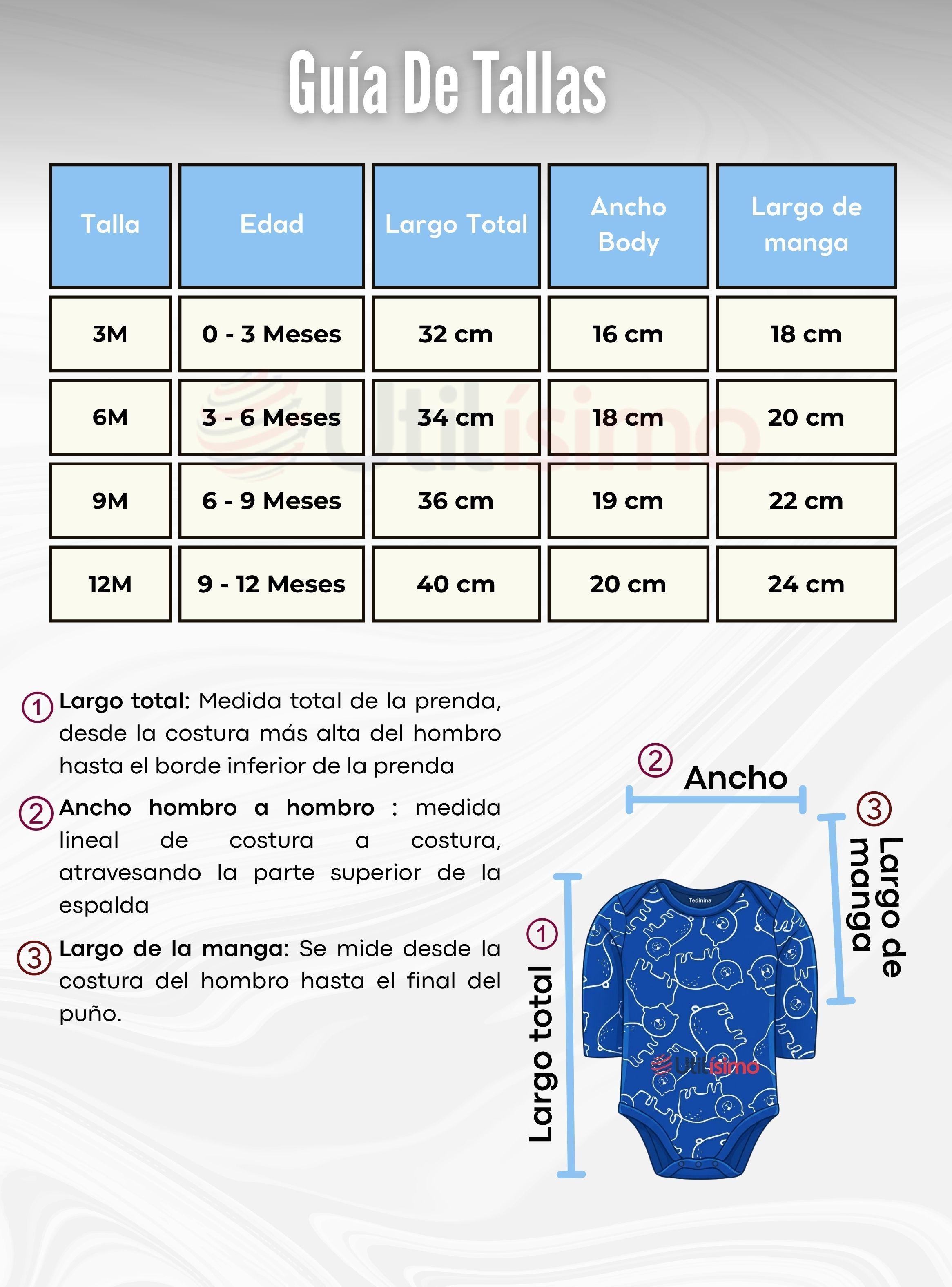 Pack 4 Bodys Manga Larga 100% Algodón Tedmimak Aventure Nature Bebé Niño-3