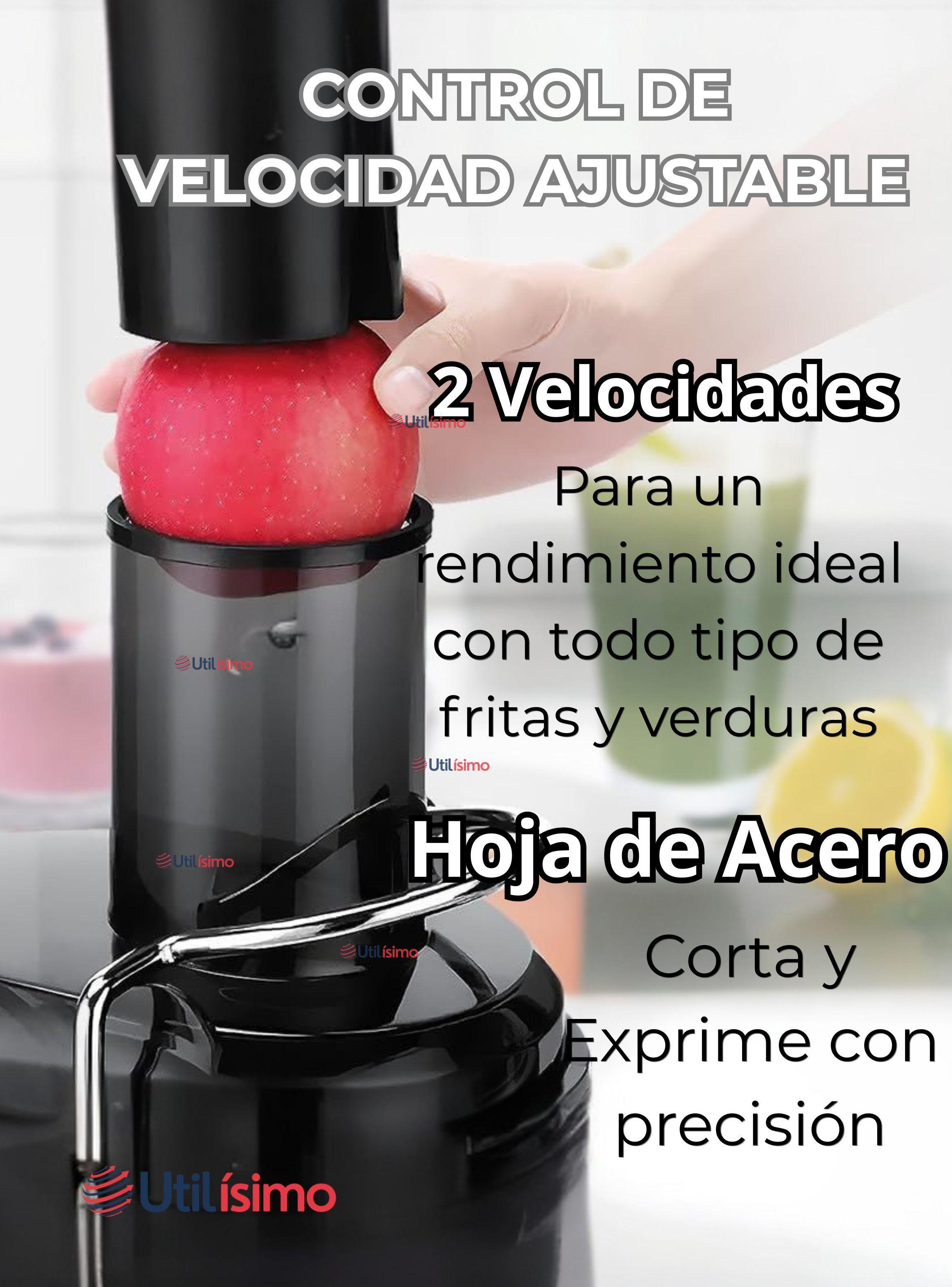 Extractor Exprimidor de Jugos Eléctrico 1000W de Potencia Frutas y Verduras-5