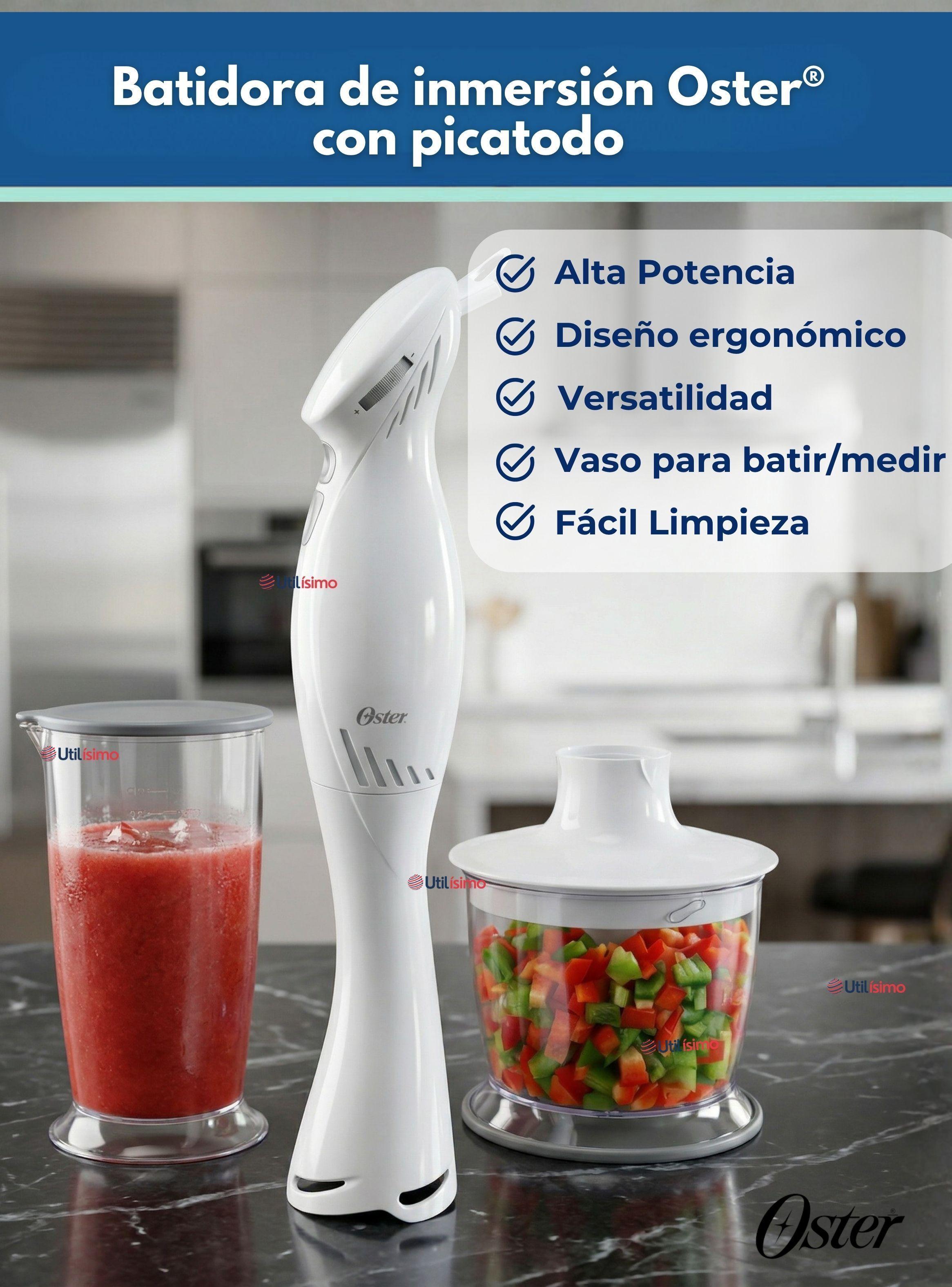 Batidora de inmersión Oster® + picatodo 2612-4