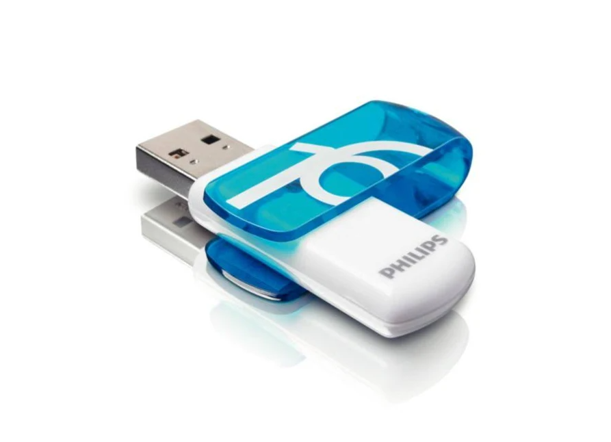 Pendrive 16gb Philips Vivid Blue 2 0 Color Azul-3