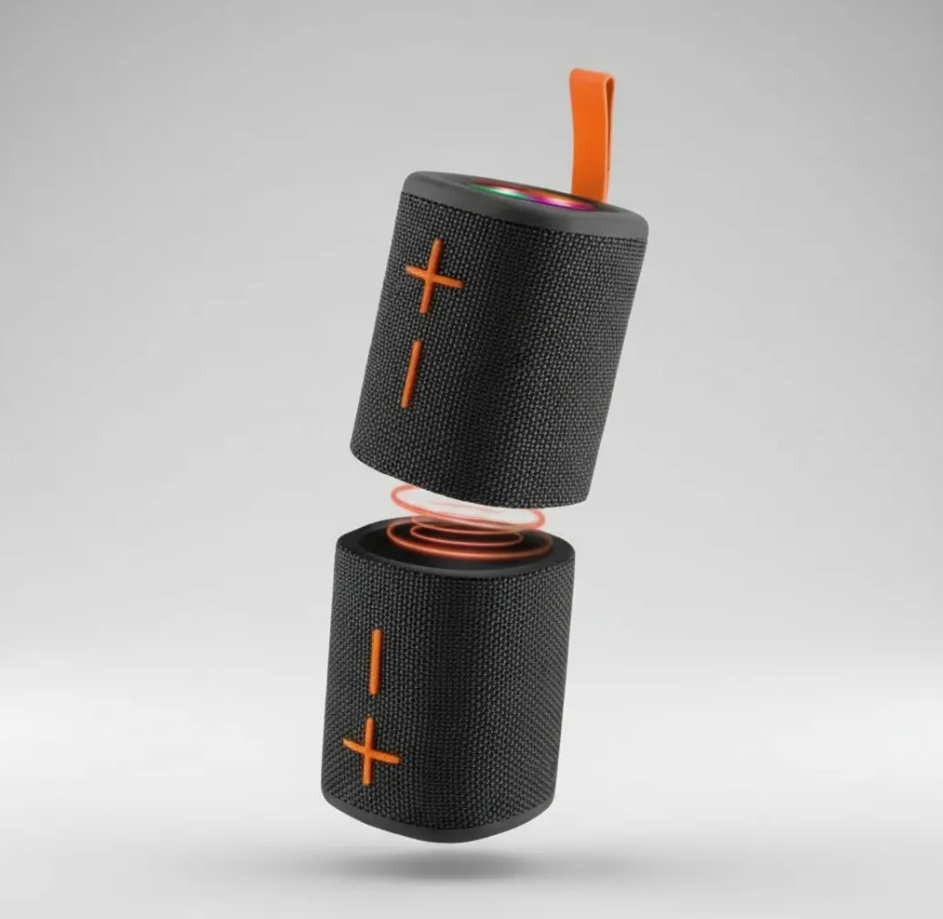 Parlante Twins 2 En 1 Magnet Bass Negro-5