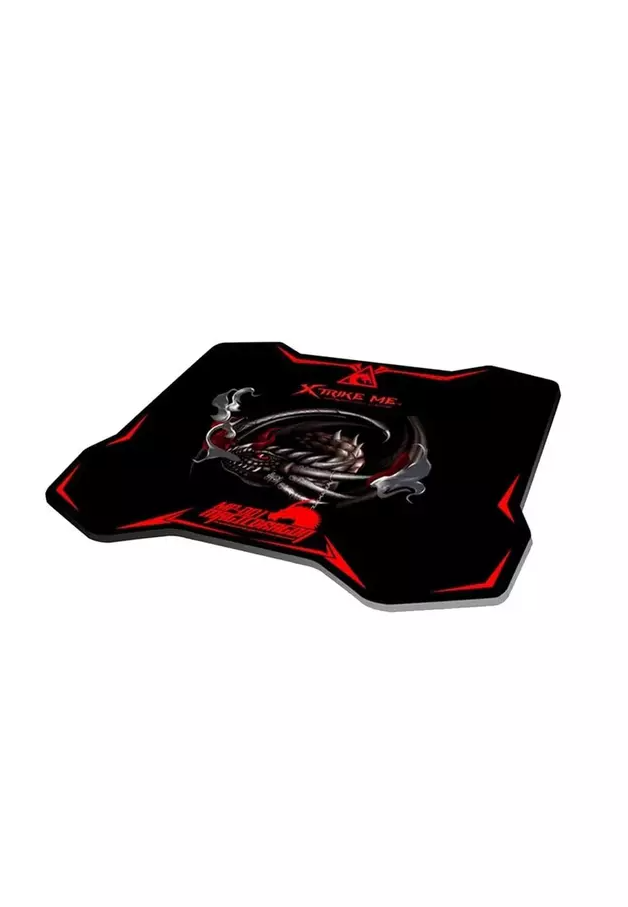 Kit Gamer Mouse Pad Optico 3200dpi Xtrike Me Tecnocenter Color Negro-2