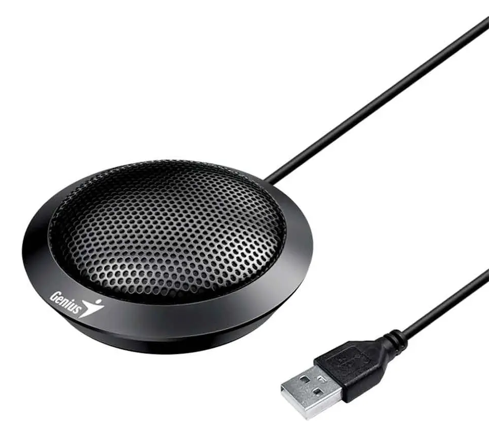 Micrófono Din mico Genius MIC 100U USB para Computadora-4