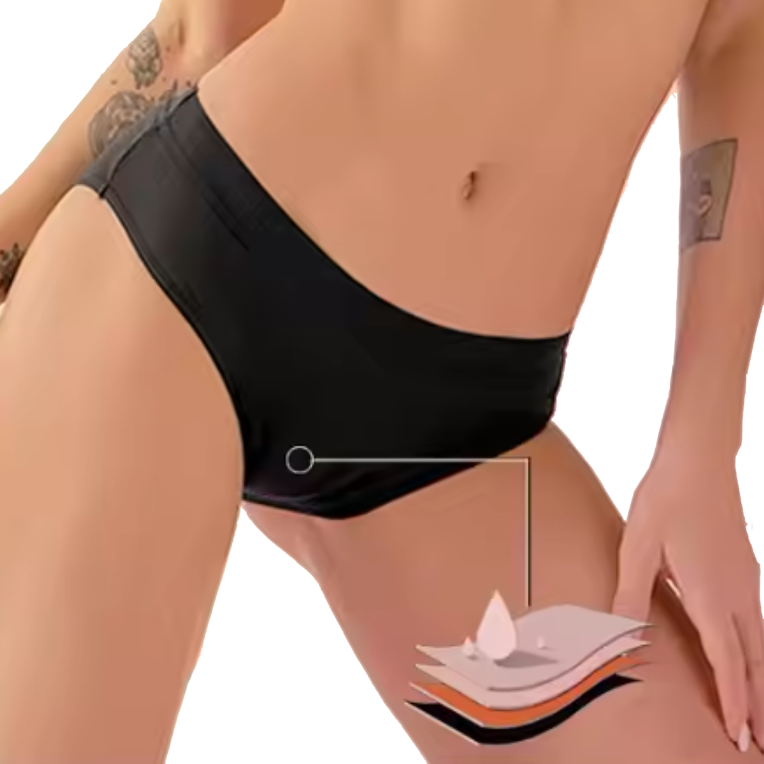 Calzón Menstrual Absorbente Juvenil | 4 Capas a Prueba de Fugas Modelo 8310-2