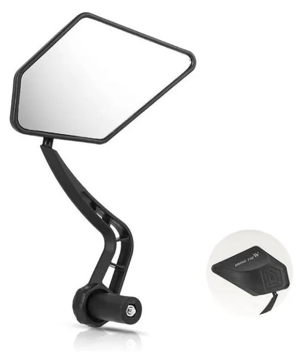 Par De Espejos Retrovisores De Bicicleta, Moto Eléctrica Negro-4
