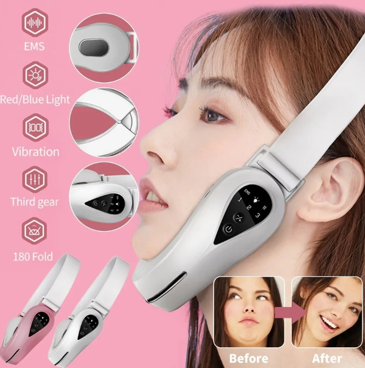 Cinturón Adelgazante Facial C/microcorriente Y Electrodos-2