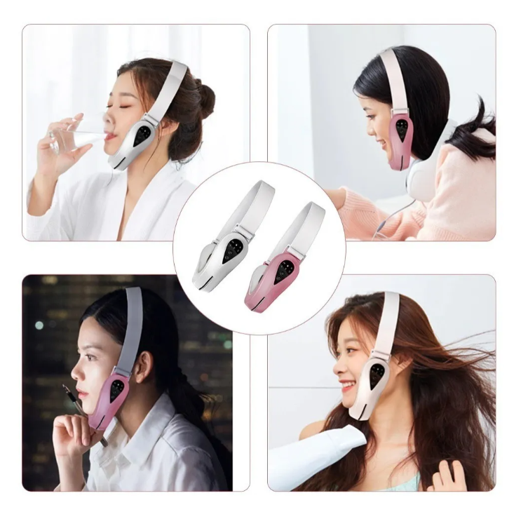 Cinturón Adelgazante Facial C/microcorriente Y Electrodos-7