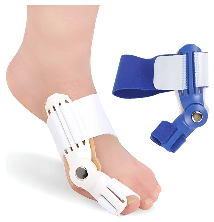 Corrector Juanetes Mecánico Derecho O Izquierdo Azul-2