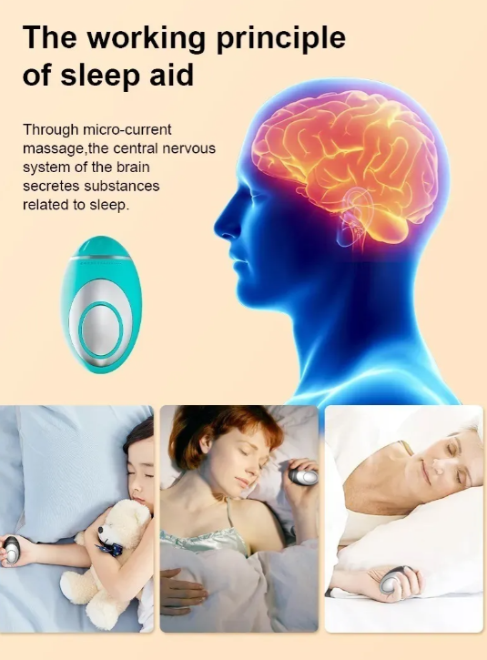 Máquina De Ayuda Para Dormir, Inductor De Sueño. Recargable, Blanco-4