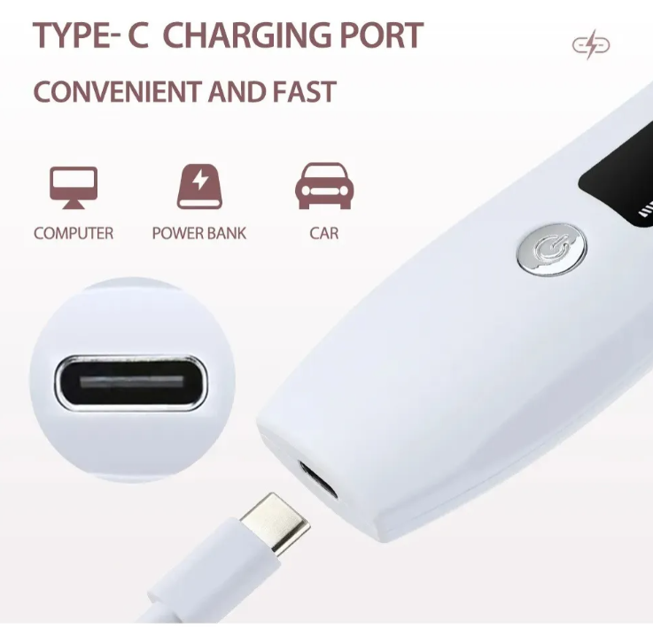 Espátula Peeling Ultrasónica Facial Exfoliante Iones Acné-2