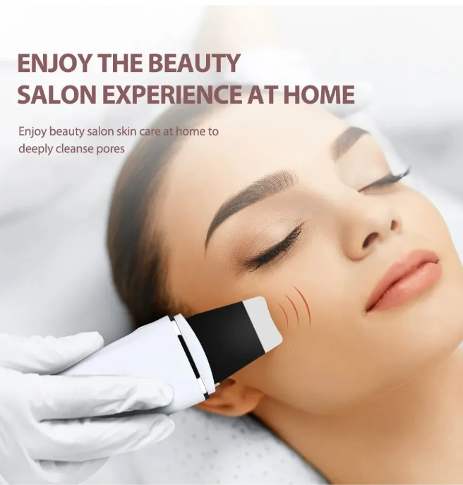 Espátula Peeling Ultrasónica Facial Exfoliante Iones Acné-5